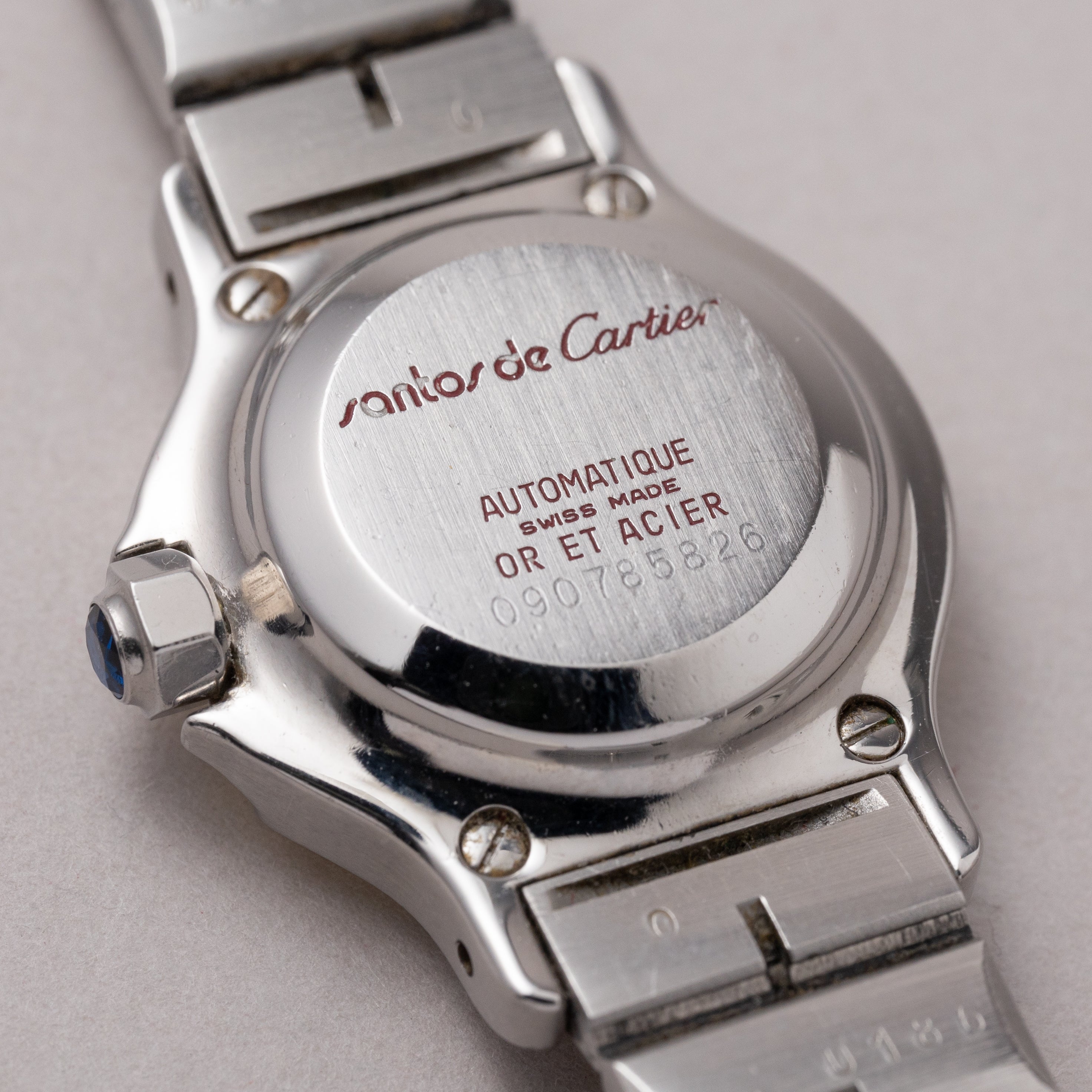 カルティエ サントス オクタゴン コンビ SMサイズ レディース 1980年代