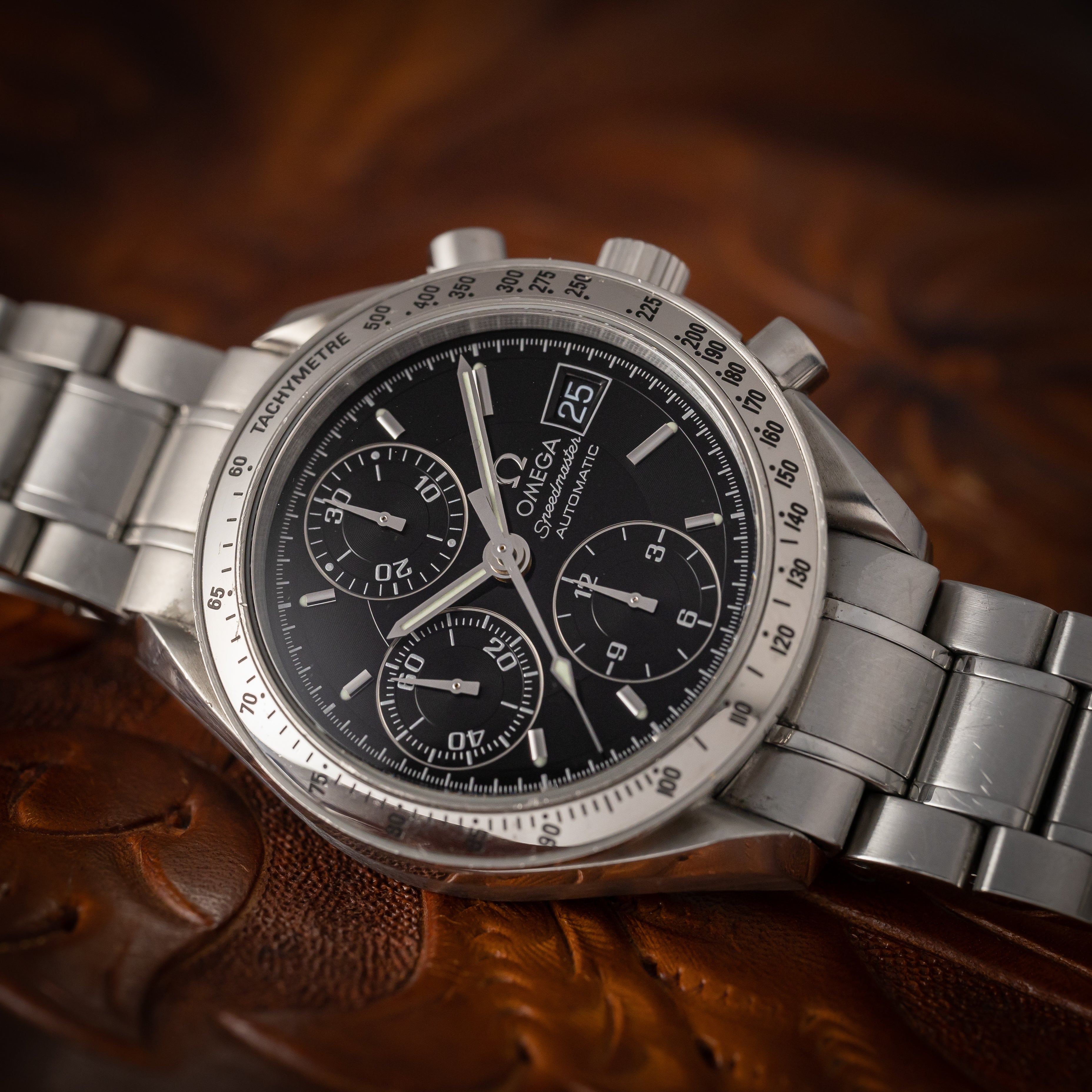 オメガ スピードマスター 1998年製 オートマチック 箱、ギャラ付き