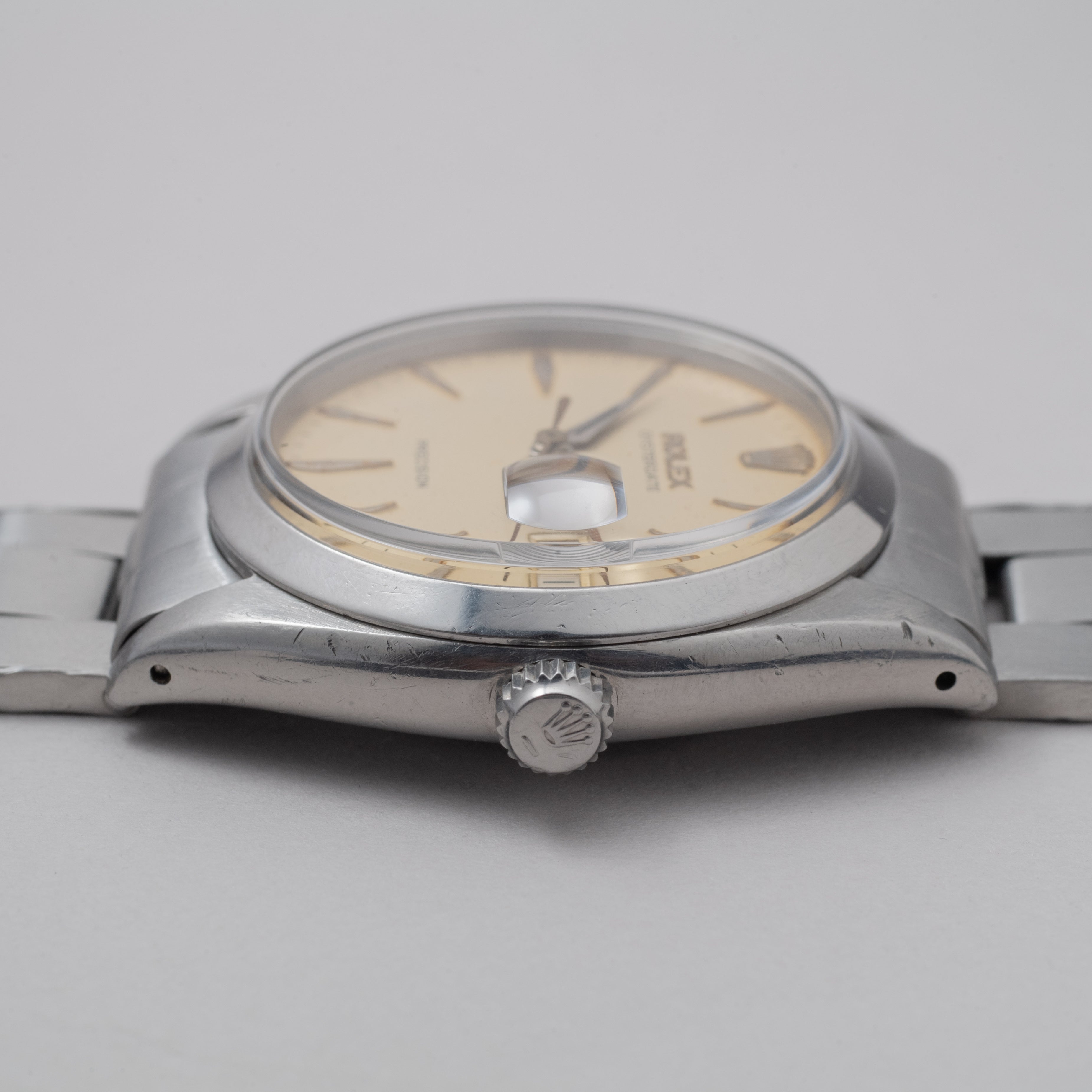 ロレックス オイスターデイト 1962年製 Ref.6694 アルファ針
