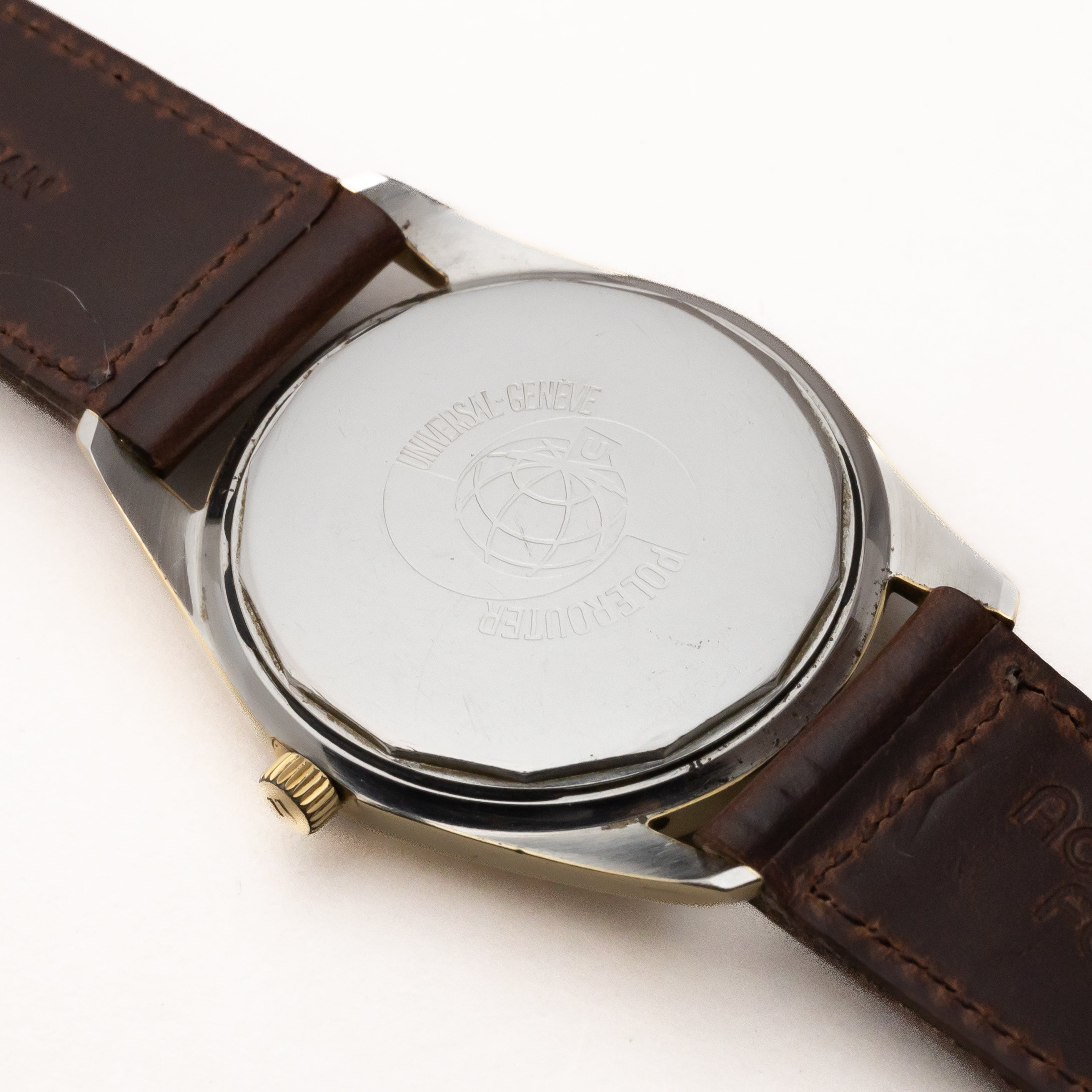 ユニバーサルジュネーブ ポールルーターデイト 1960年代製 ジェンタデザイン 金張り