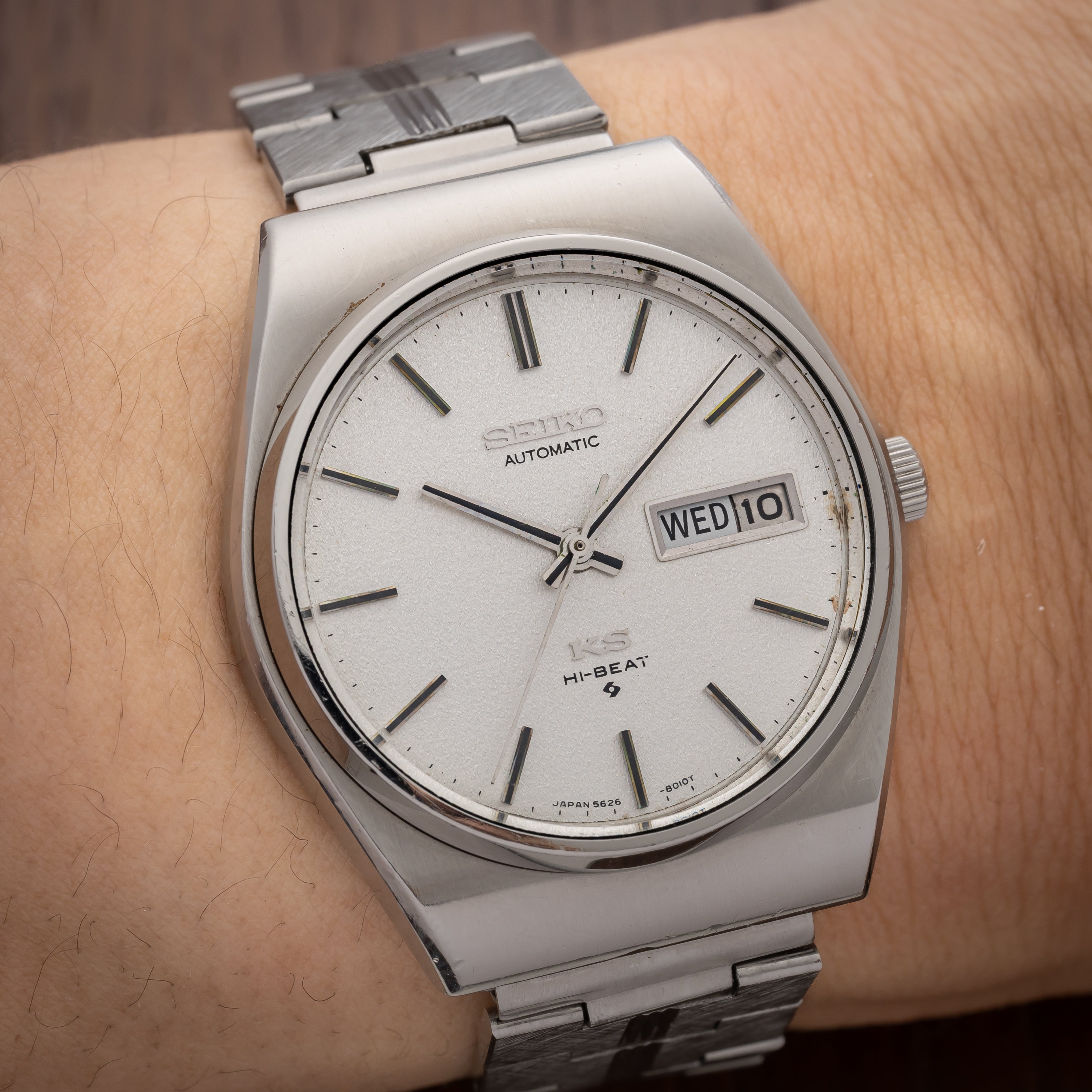 セイコー キングセイコー 1974年製 56KS ブレス付き Ref.5626-8011 デイデイト