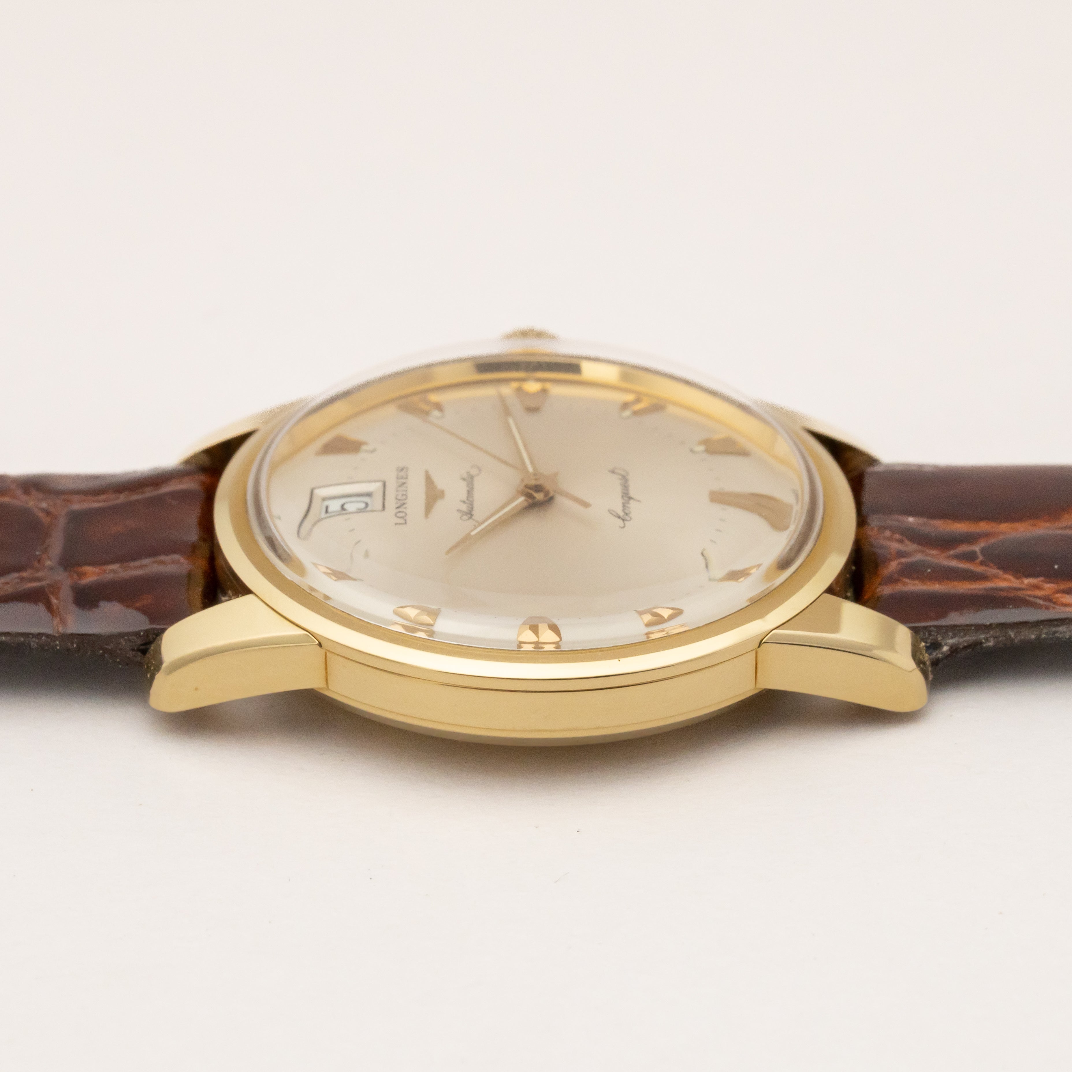 LONGINES コンクエスト 復刻18KYG限定モデル 1990年代製 箱 保証書付き