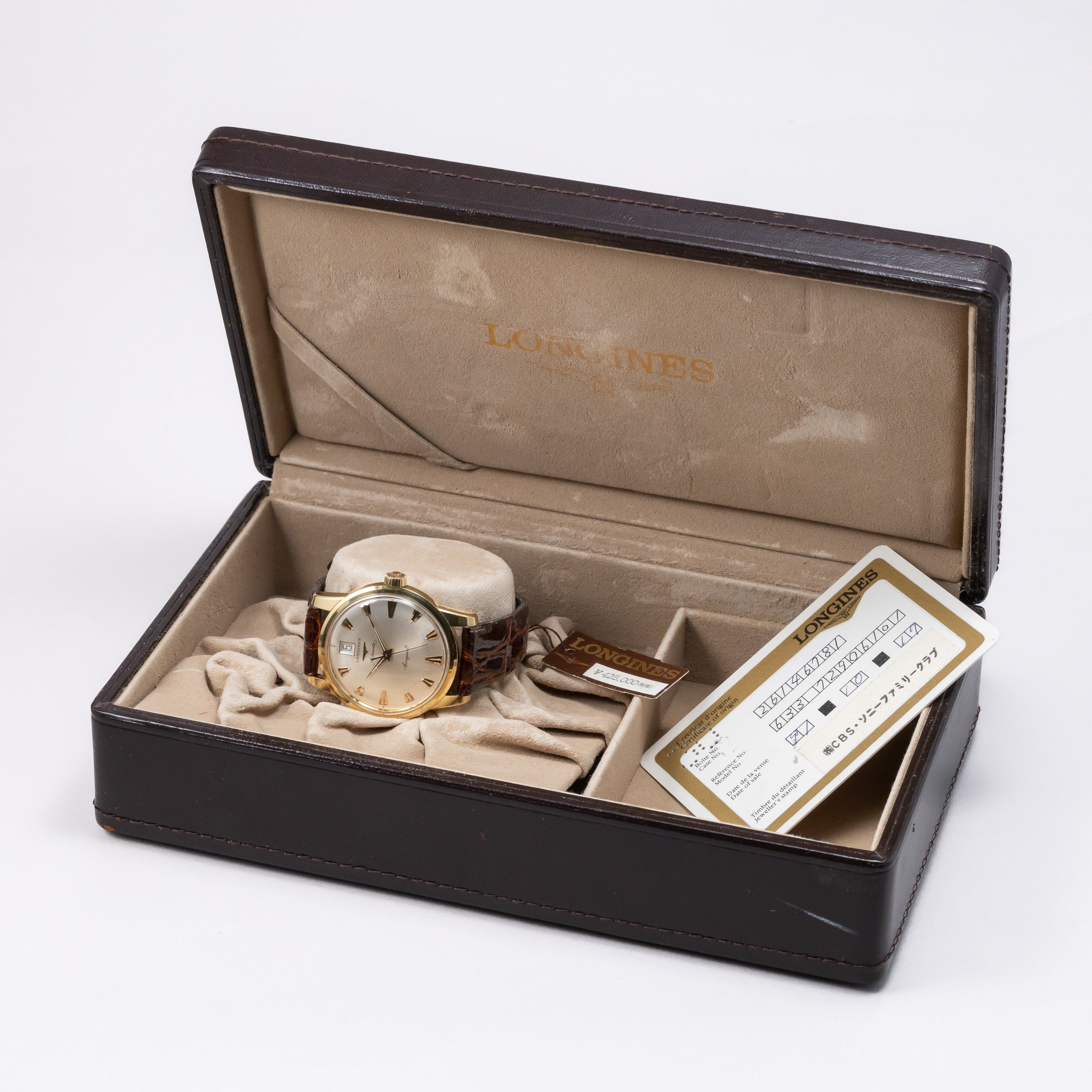 LONGINES コンクエスト 復刻18KYG限定モデル 1990年代製 箱 保証書付き