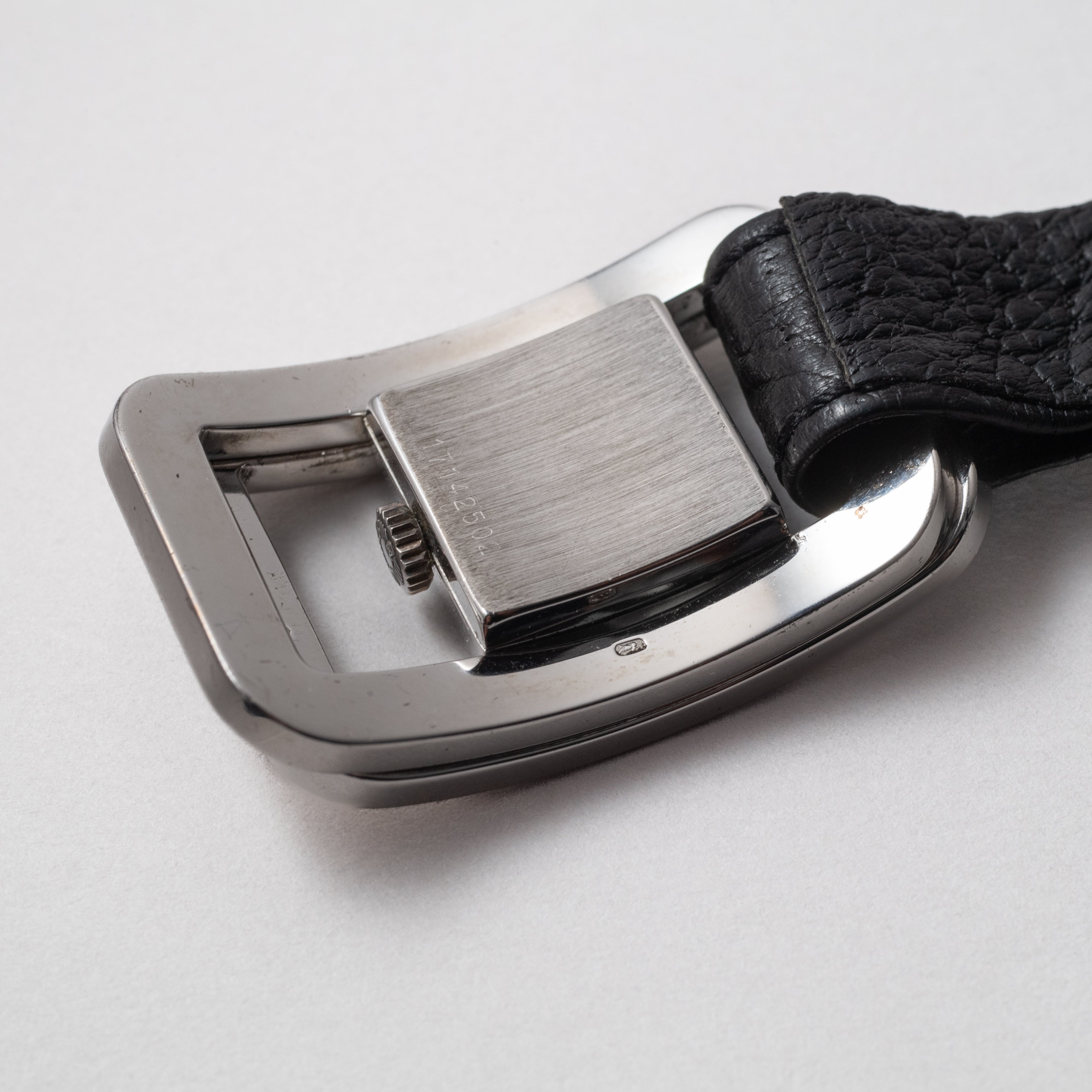 ロンジン バックルウォッチ 銀無垢 手巻き 1970年代製 セルジュマンゾンデザイン