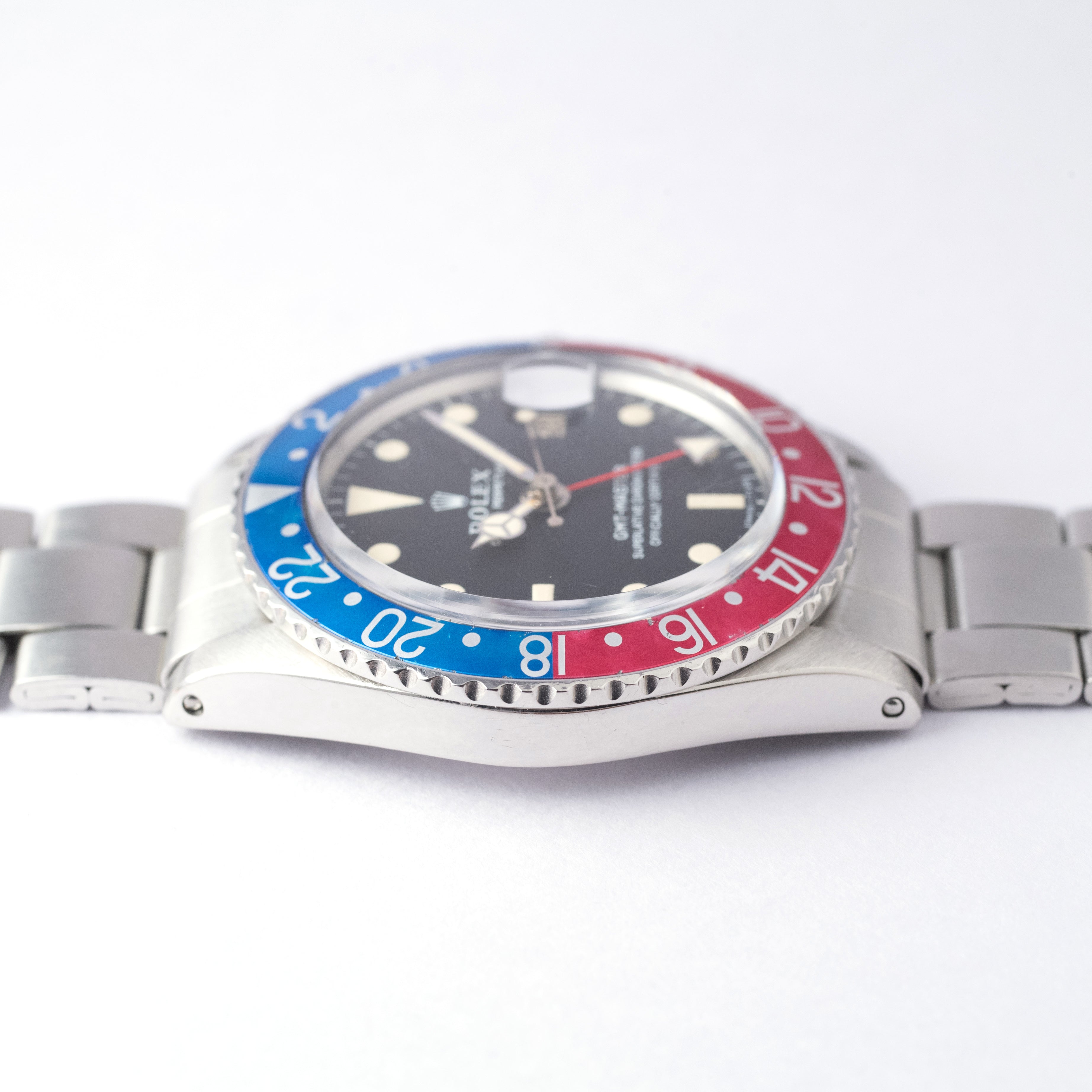 ロレックス GMTマスター Ref.1675 1970年製 ロングEダイヤル 22年10月日ロレ修理保証書