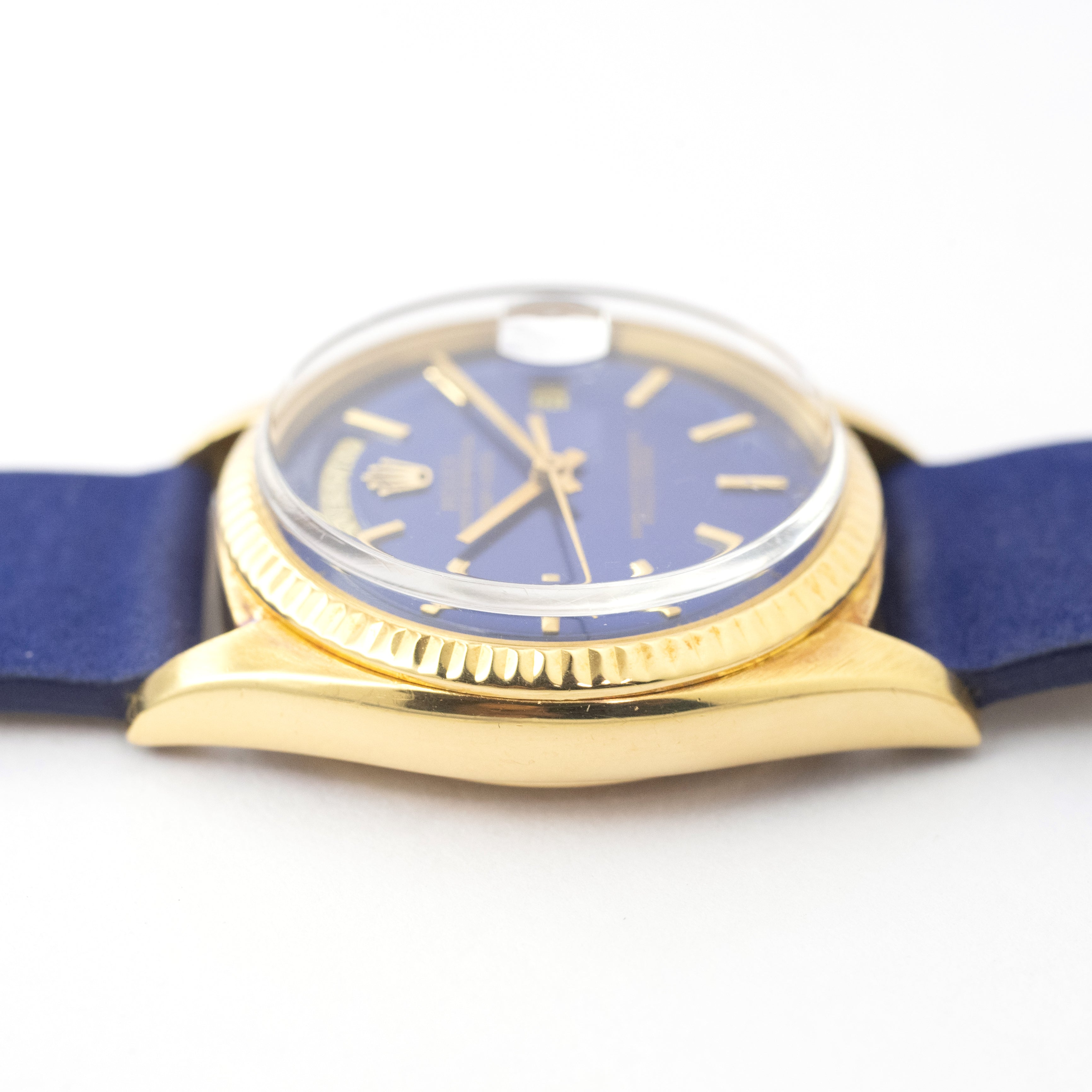 ロレックス デイデイト Ref.1803 18KYG 1970年代 箱、冊子付 ブルーダイヤル