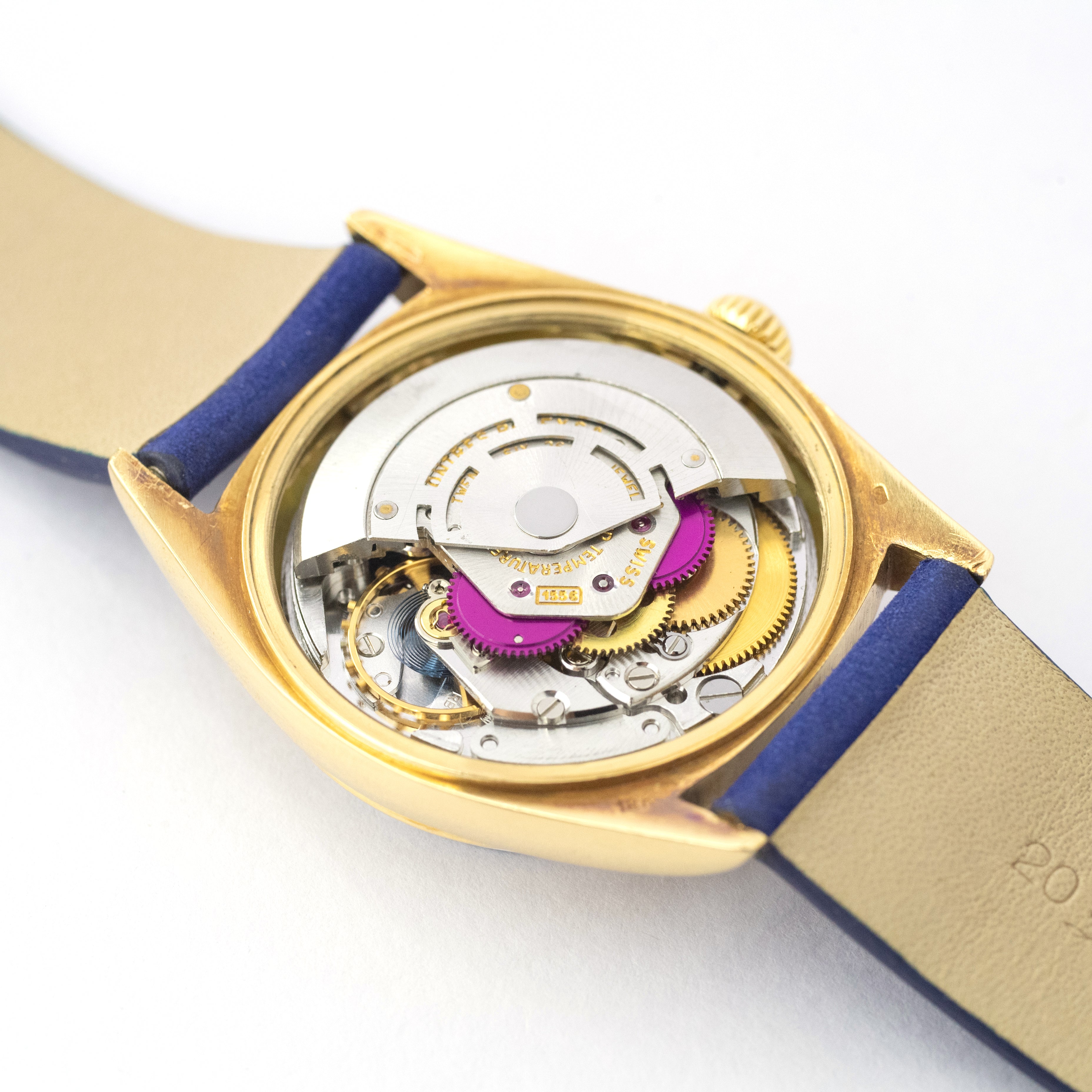 ロレックス デイデイト Ref.1803 18KYG 1970年代 箱、冊子付 ブルーダイヤル