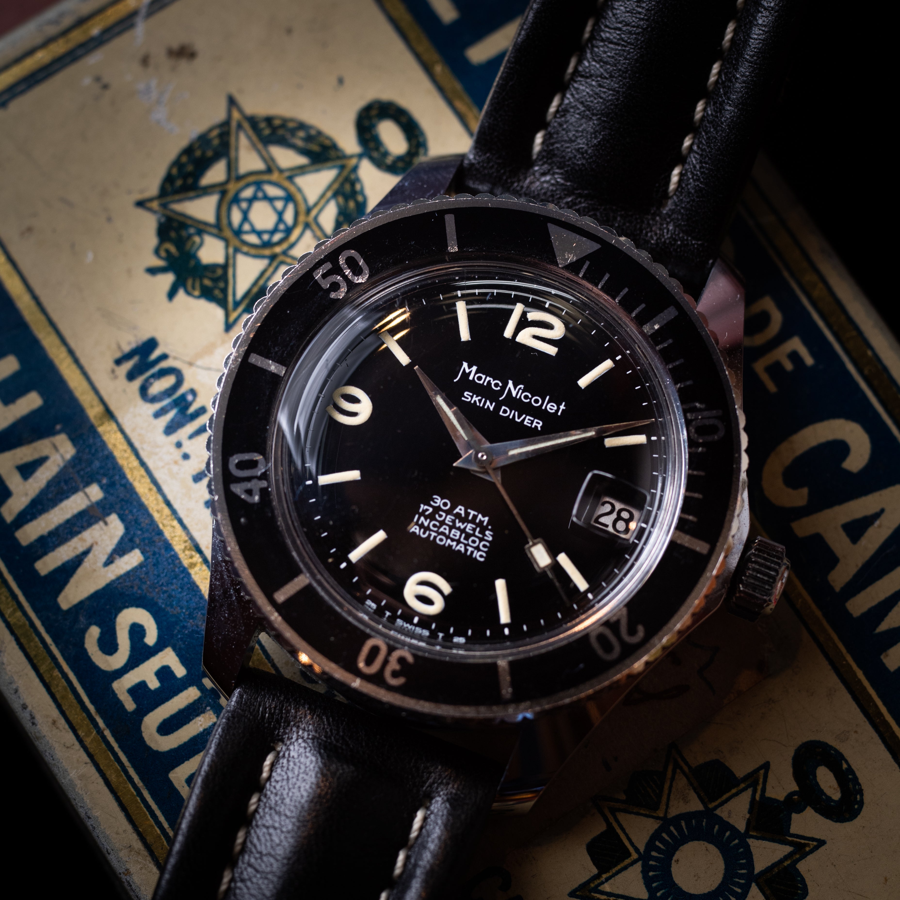 マーク・ニコレット スキンダイバー 1960年代 自動巻き ETA2472