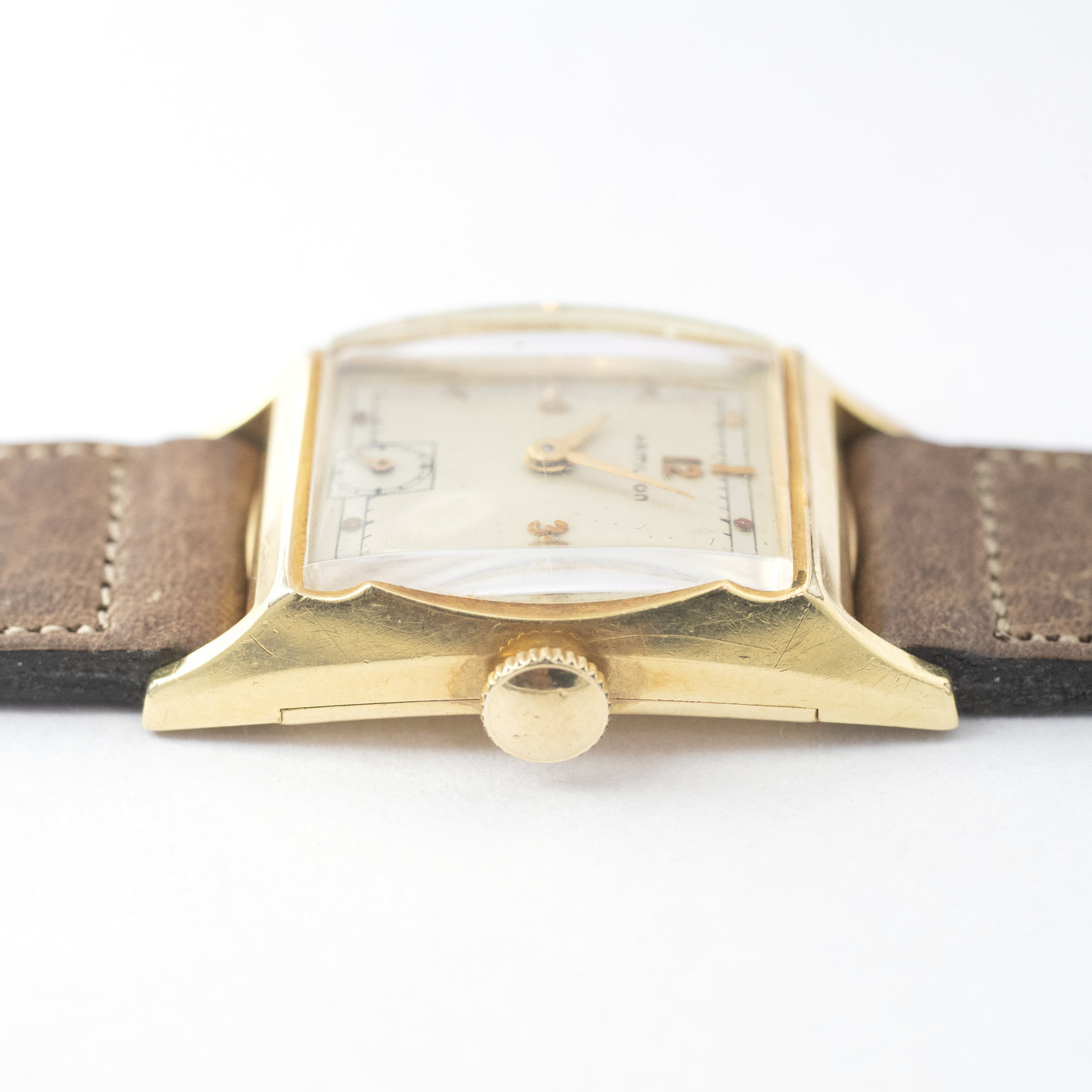 ハミルトン レクタンギュラー 角金 手巻き 1940年代