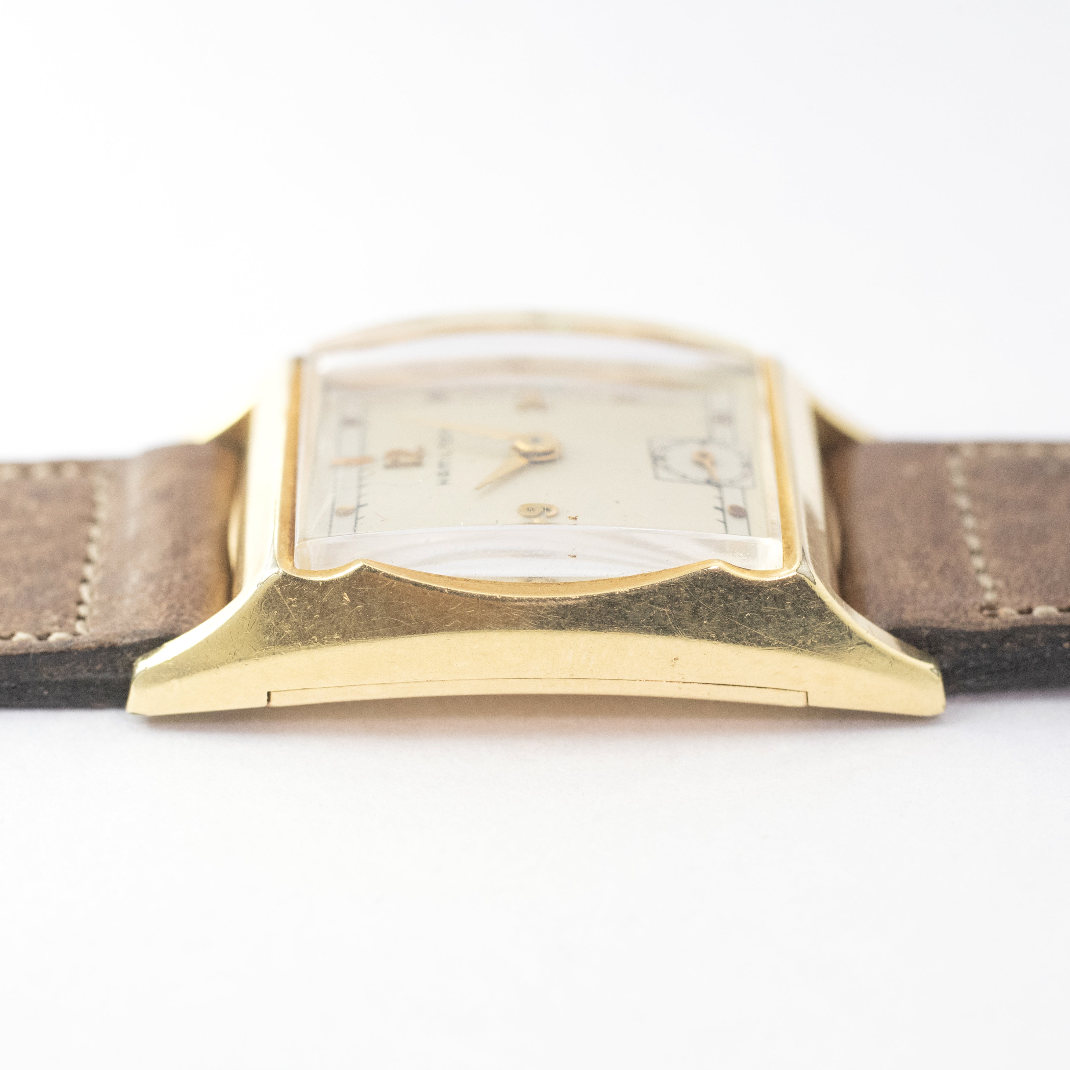 ハミルトン レクタンギュラー 角金 手巻き 1940年代