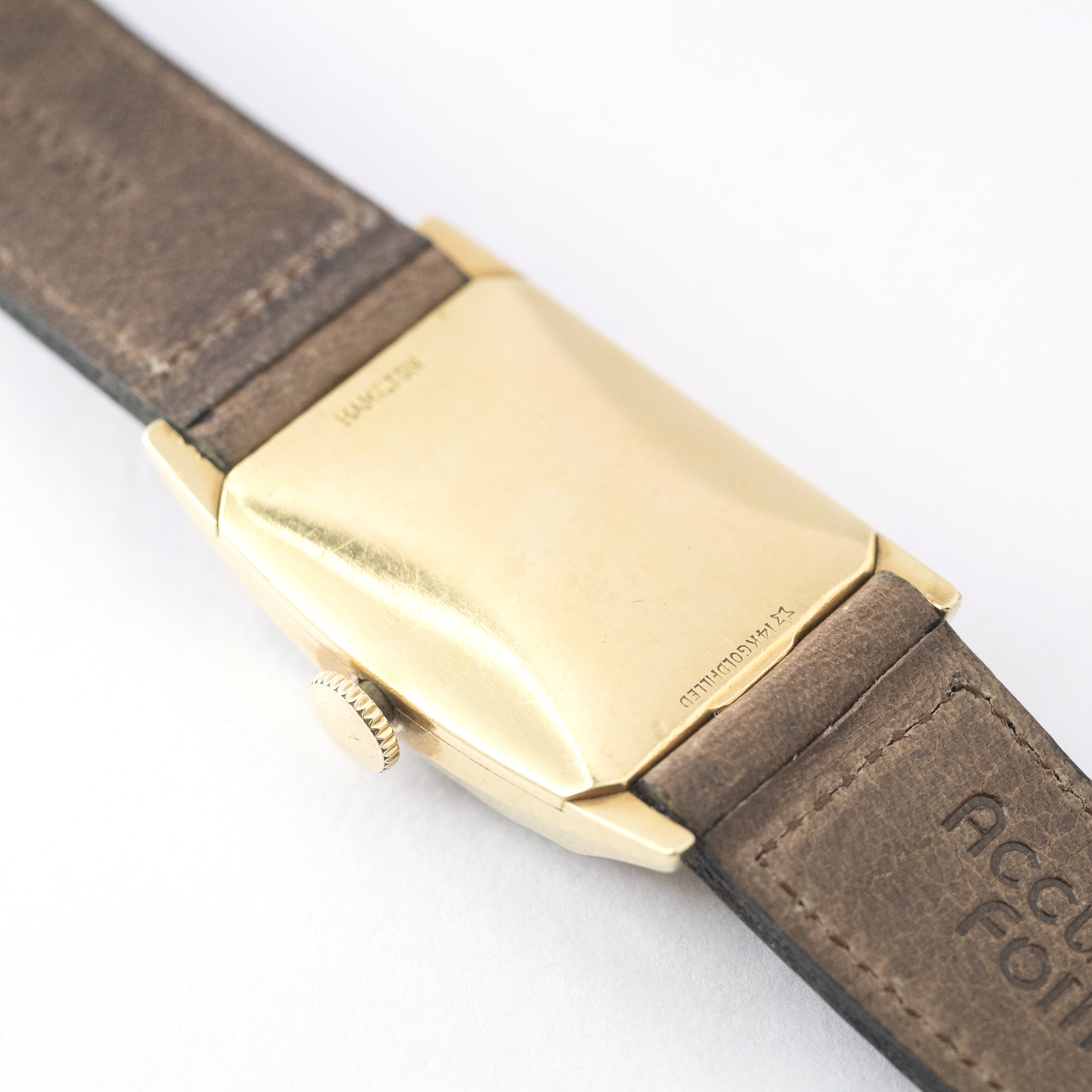 ハミルトン レクタンギュラー 角金 手巻き 1940年代