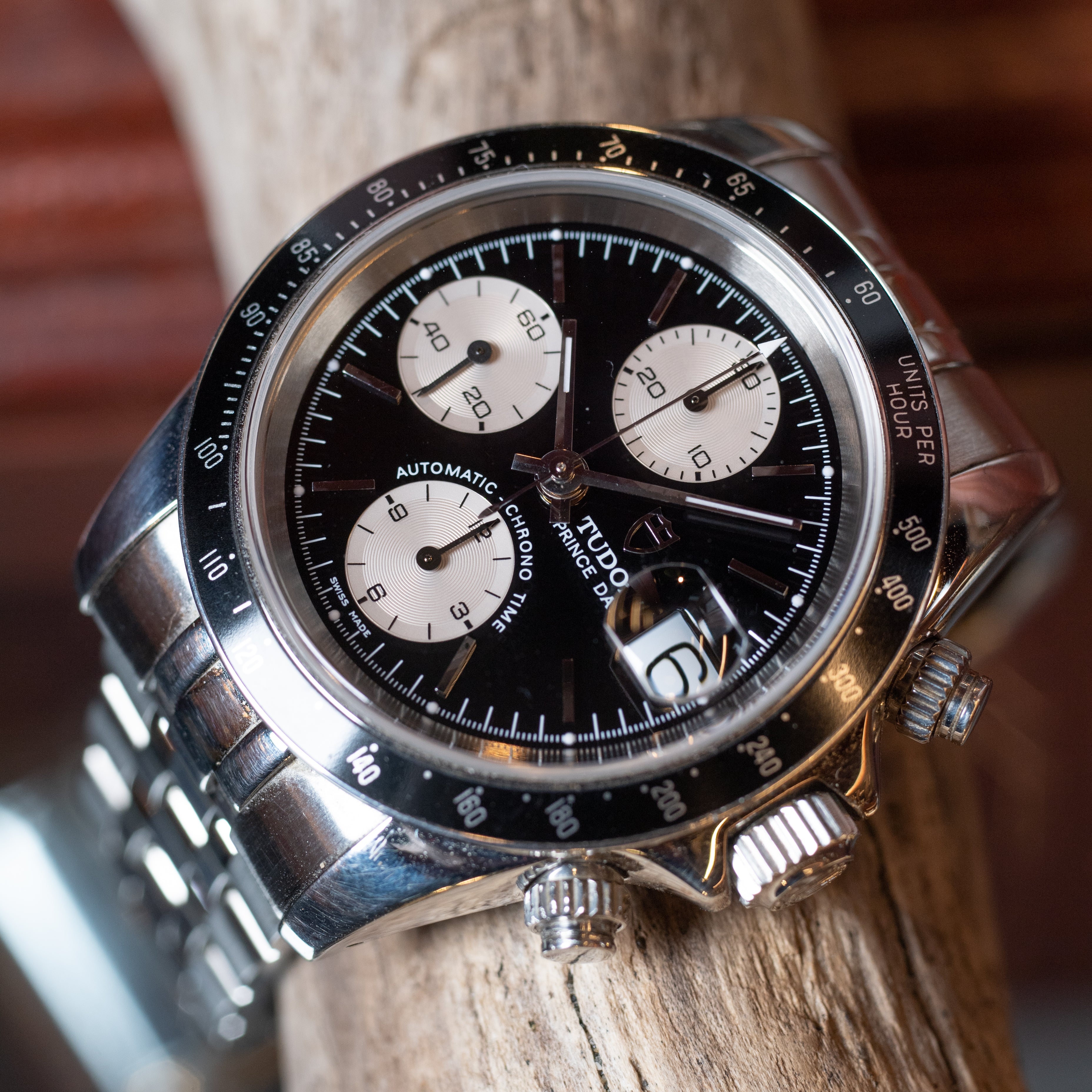 TUDOR クロノタイム Ref.79260 箱ギャラ 逆パンダ 王冠リューズ 2000年代