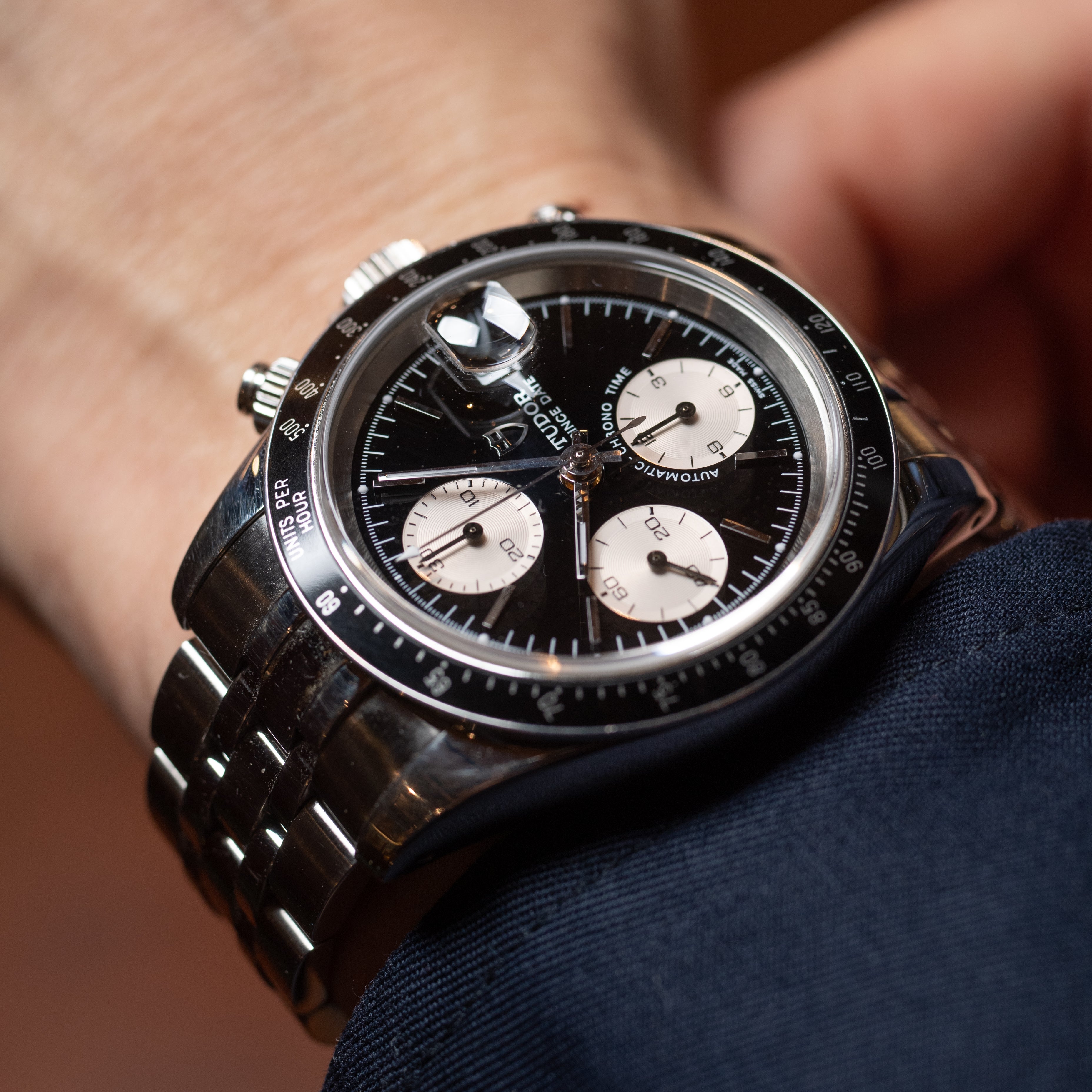 TUDOR クロノタイム Ref.79260 箱ギャラ 逆パンダ 王冠リューズ 2000年代