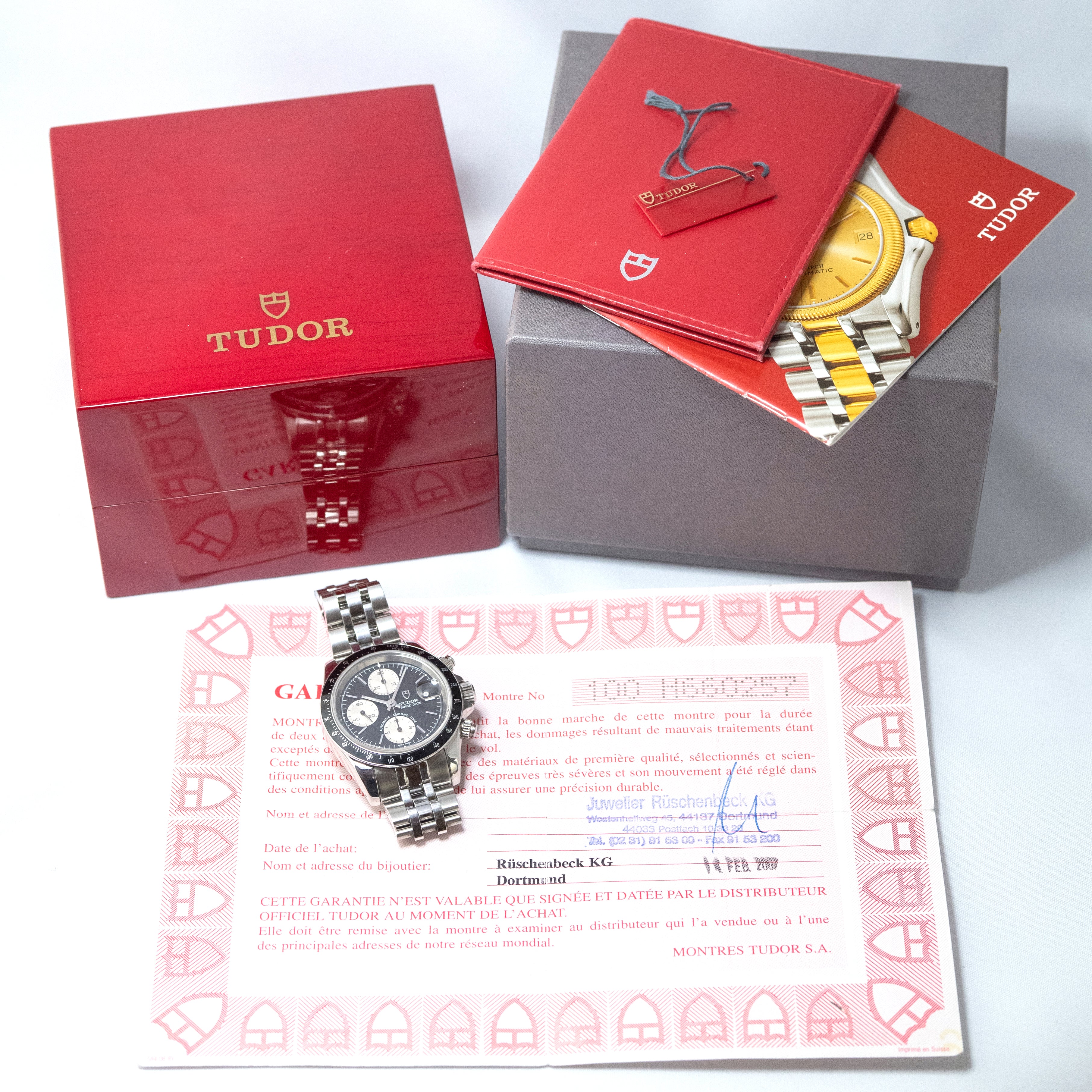 TUDOR クロノタイム Ref.79260 箱ギャラ 逆パンダ 王冠リューズ 2000年代