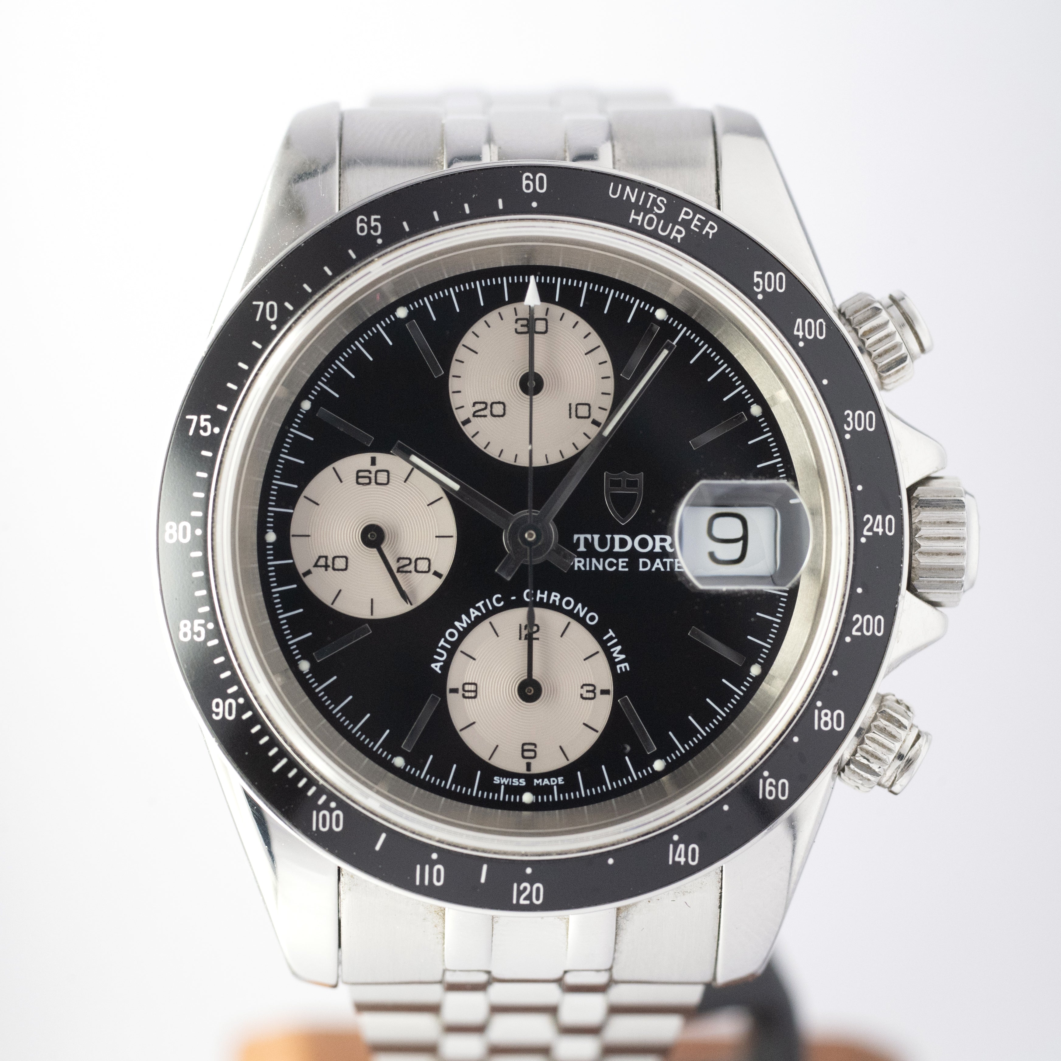 TUDOR クロノタイム Ref.79260 箱ギャラ 逆パンダ 王冠リューズ 2000年代