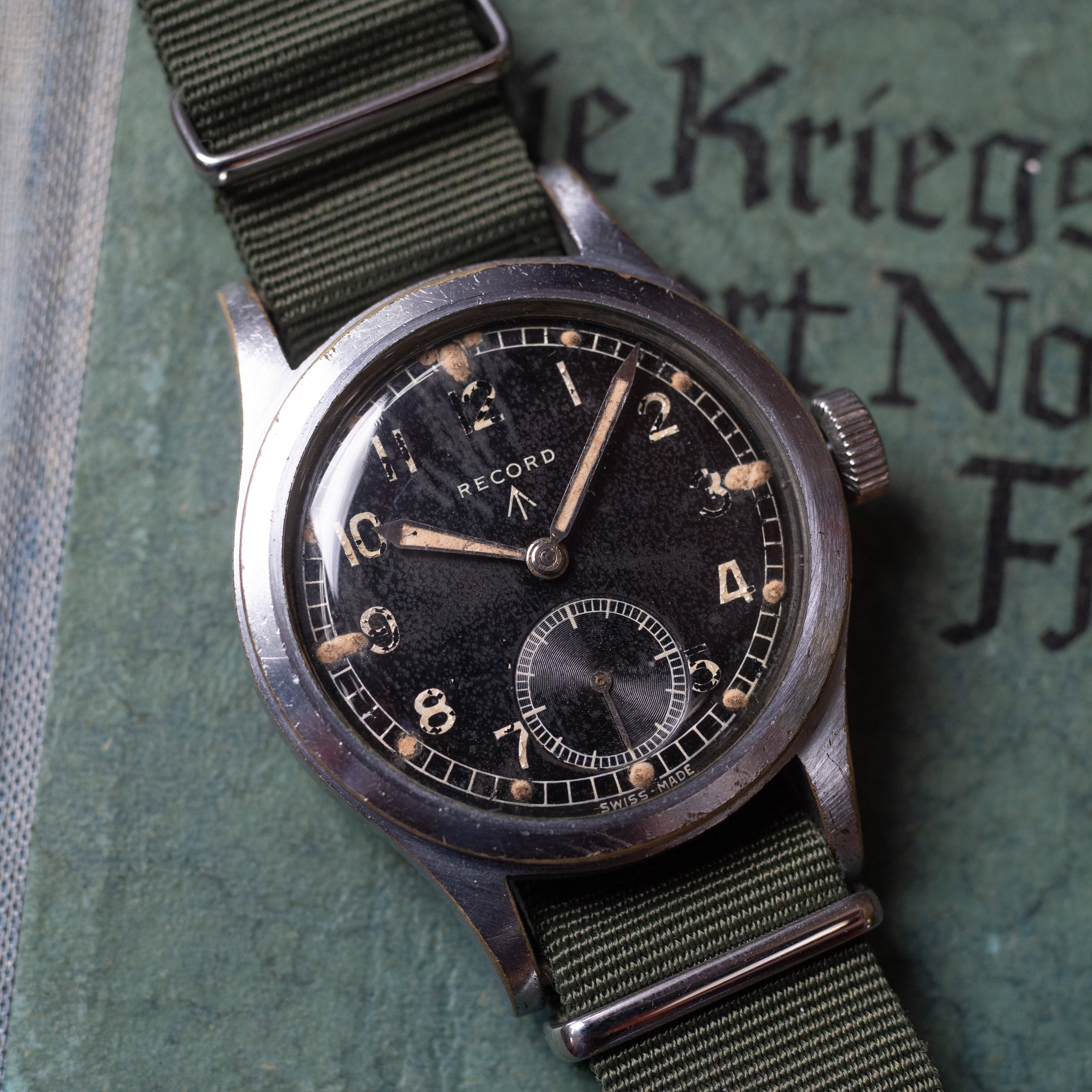 レコード イギリス軍 W.W.W ダーティーダース 第二次世界大戦 手巻き 1940年代