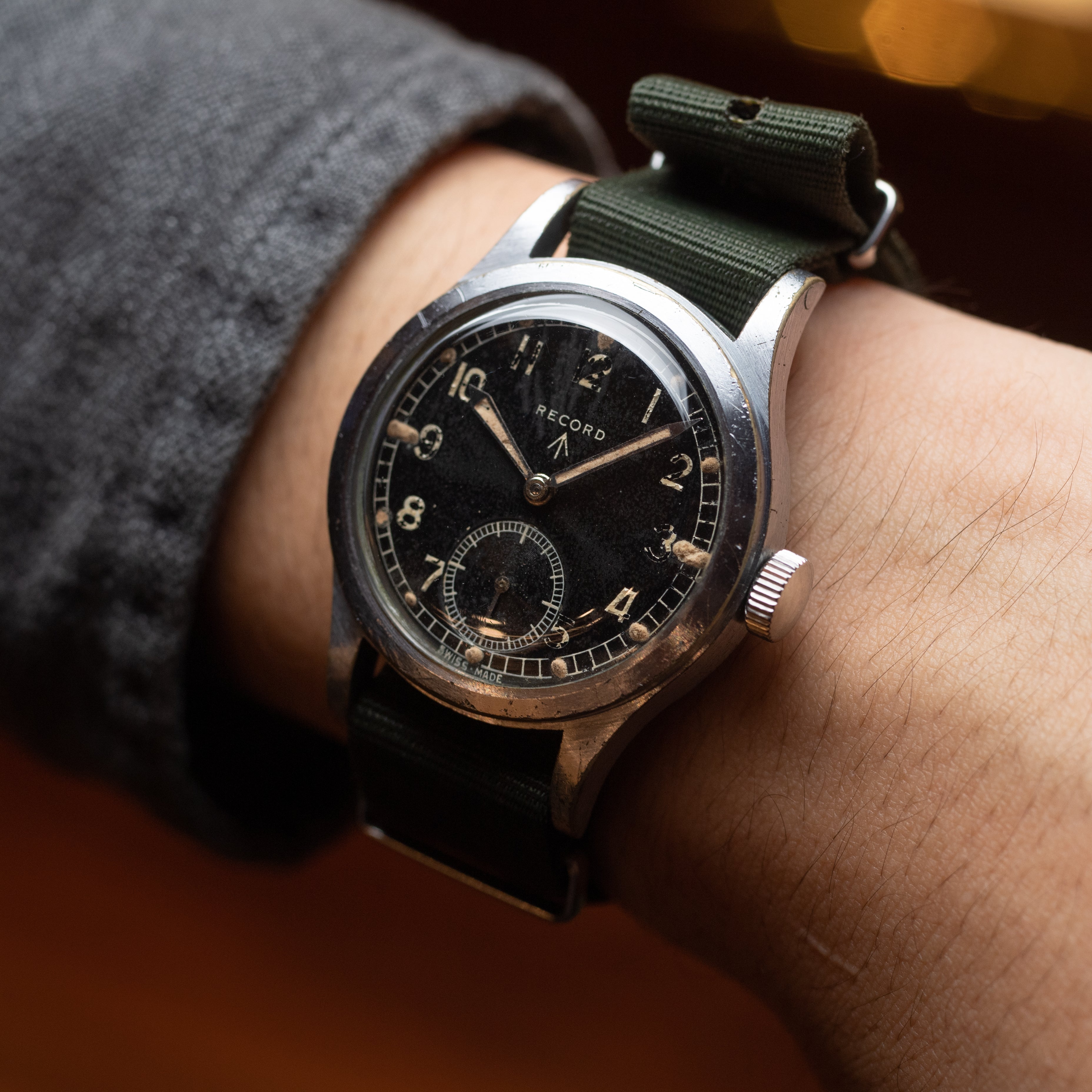 レコード イギリス軍 W.W.W ダーティーダース 第二次世界大戦 手巻き 1940年代