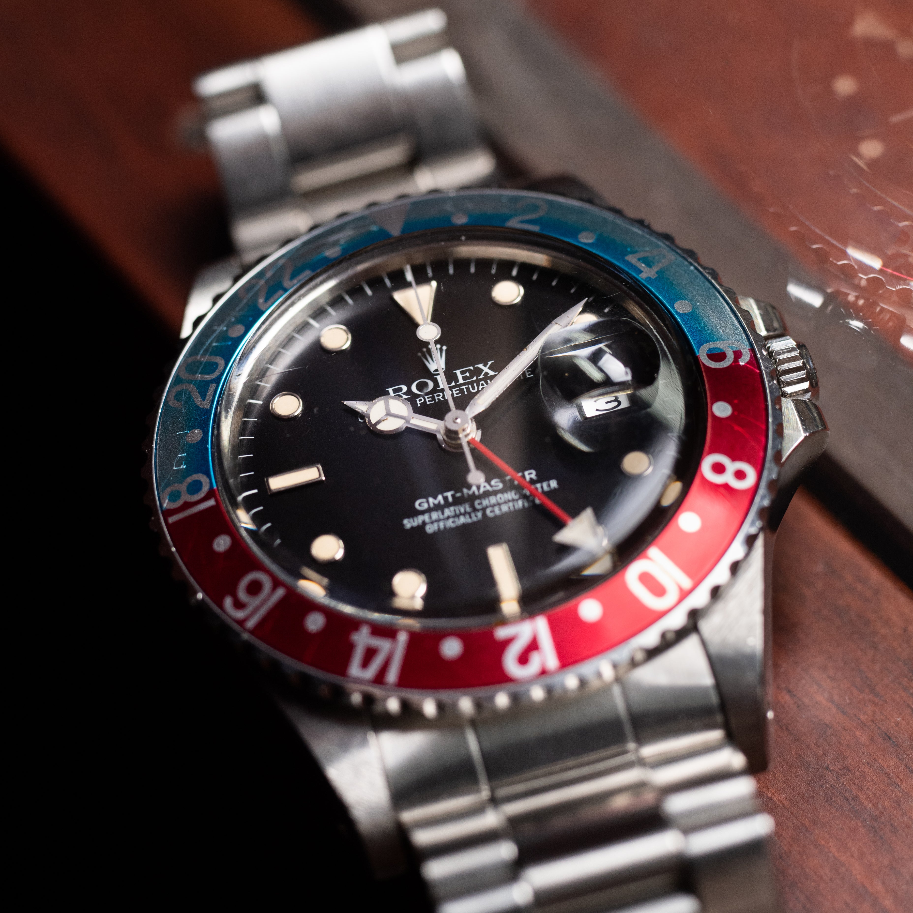 ロレックス 1985年製 GMTマスター Ref.16750 ペプシベゼル 箱付き