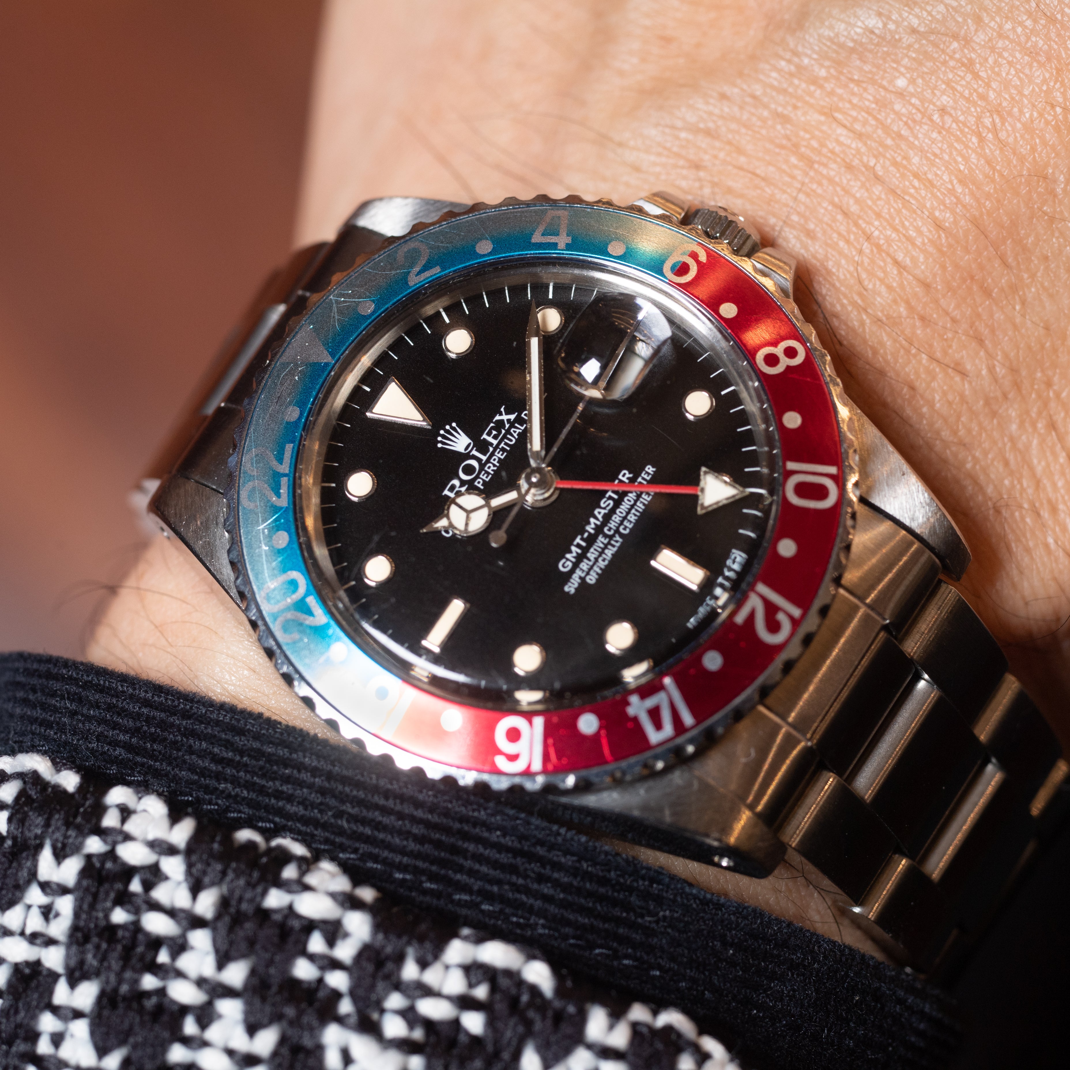 ロレックス 1985年製 GMTマスター Ref.16750 ペプシベゼル 箱付き