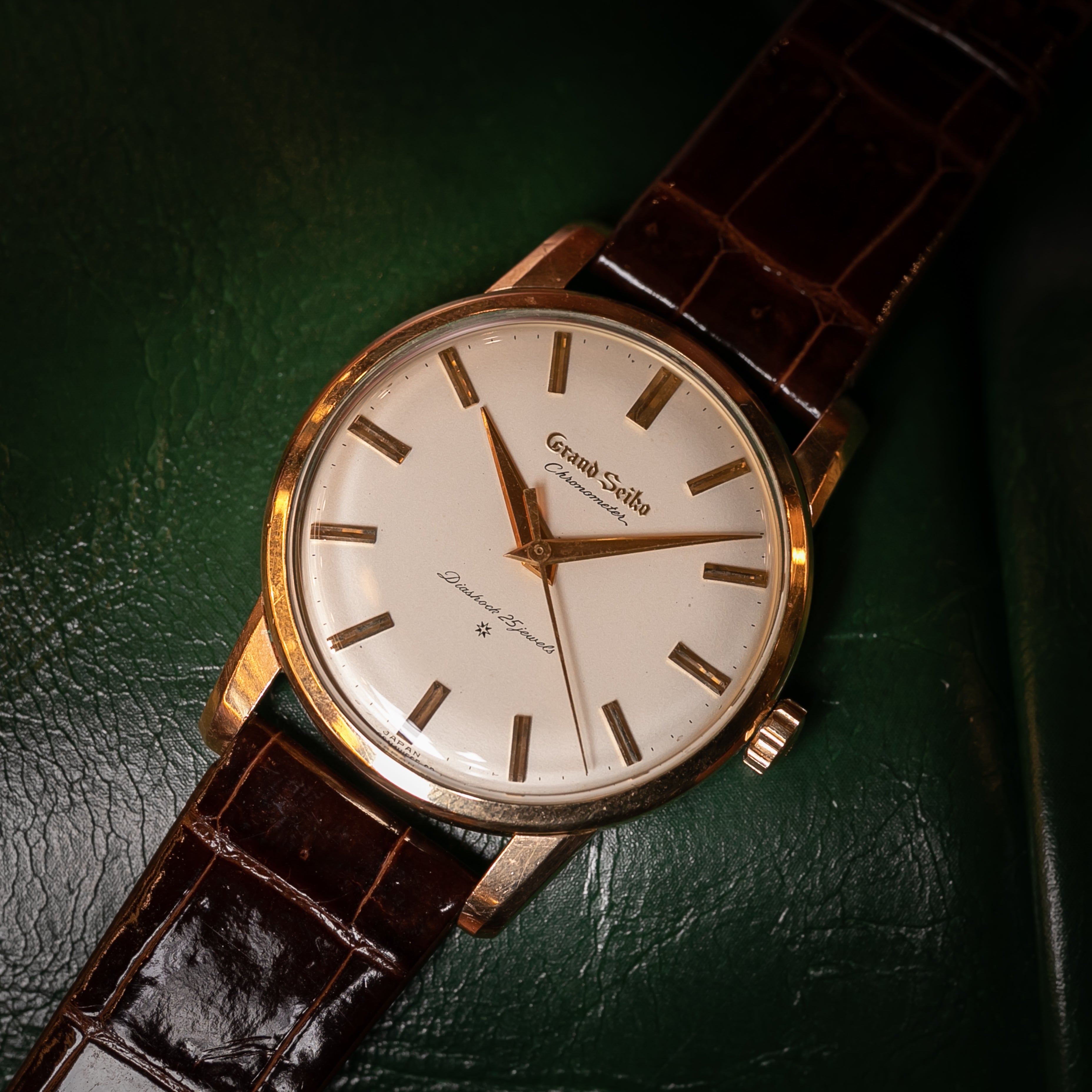 グランドセイコー ファースト 1963年製 14KGF 尾錠付き 後期型 アップライトロゴ