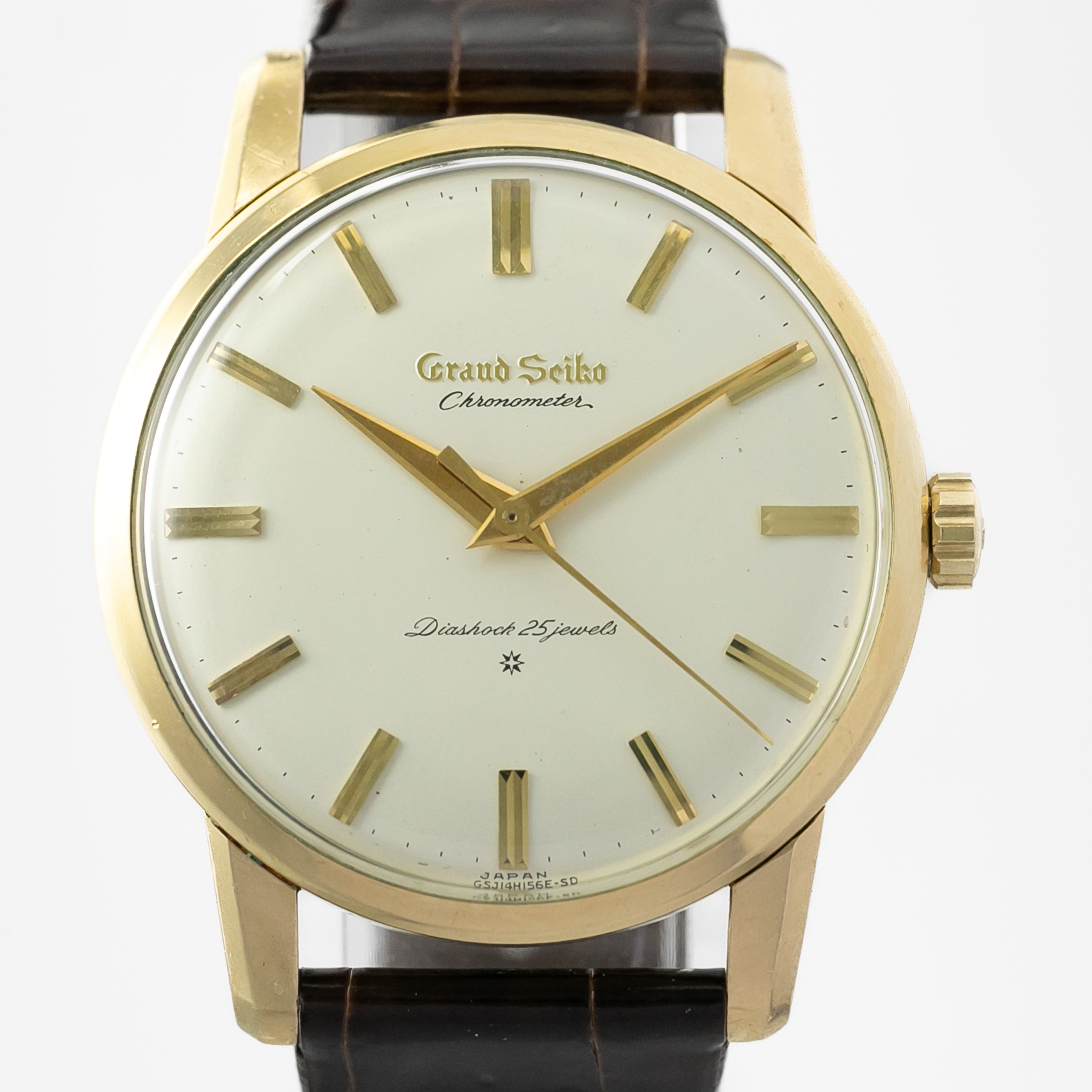 グランドセイコー ファースト 1963年製 14KGF 尾錠付き 後期型 アップライトロゴ