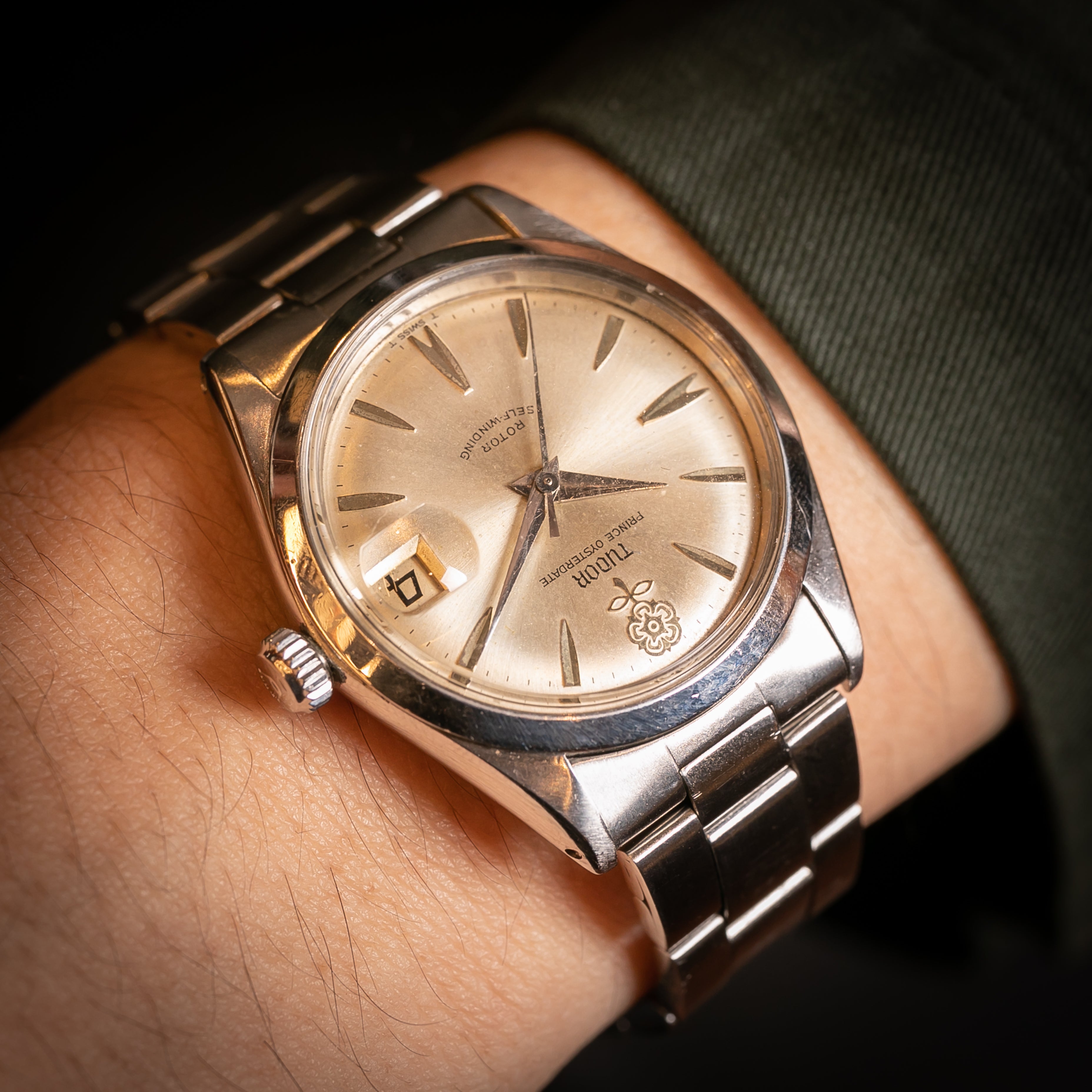 チュードル デカバラ 1964年製 プリンスデイト 自動巻き オリジナルシルバーダイヤル