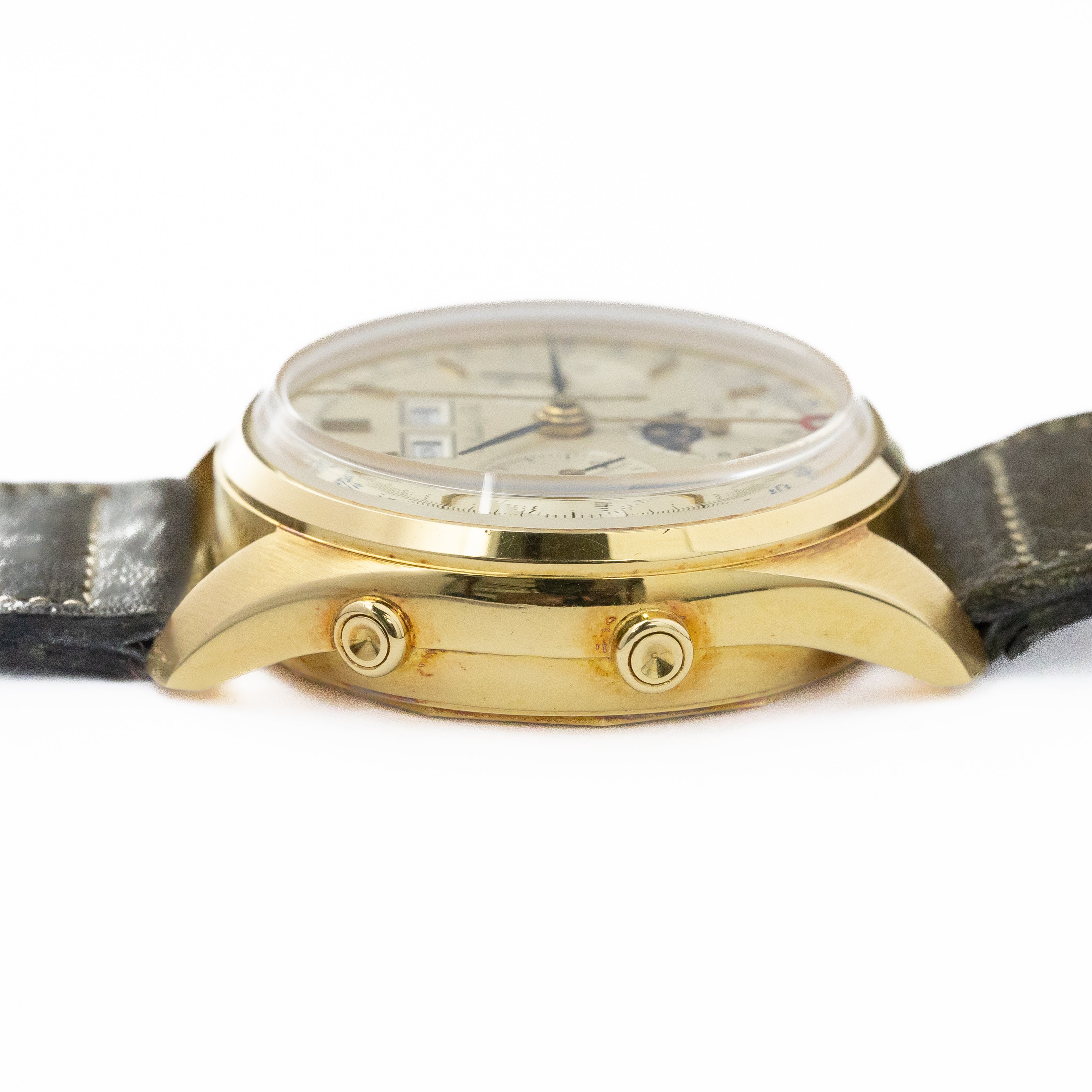 アルフレッドロシャー&フィルズ バルジュー886 トリプルカレンダームーンフェイズクロノグラフ 18金無垢ケース