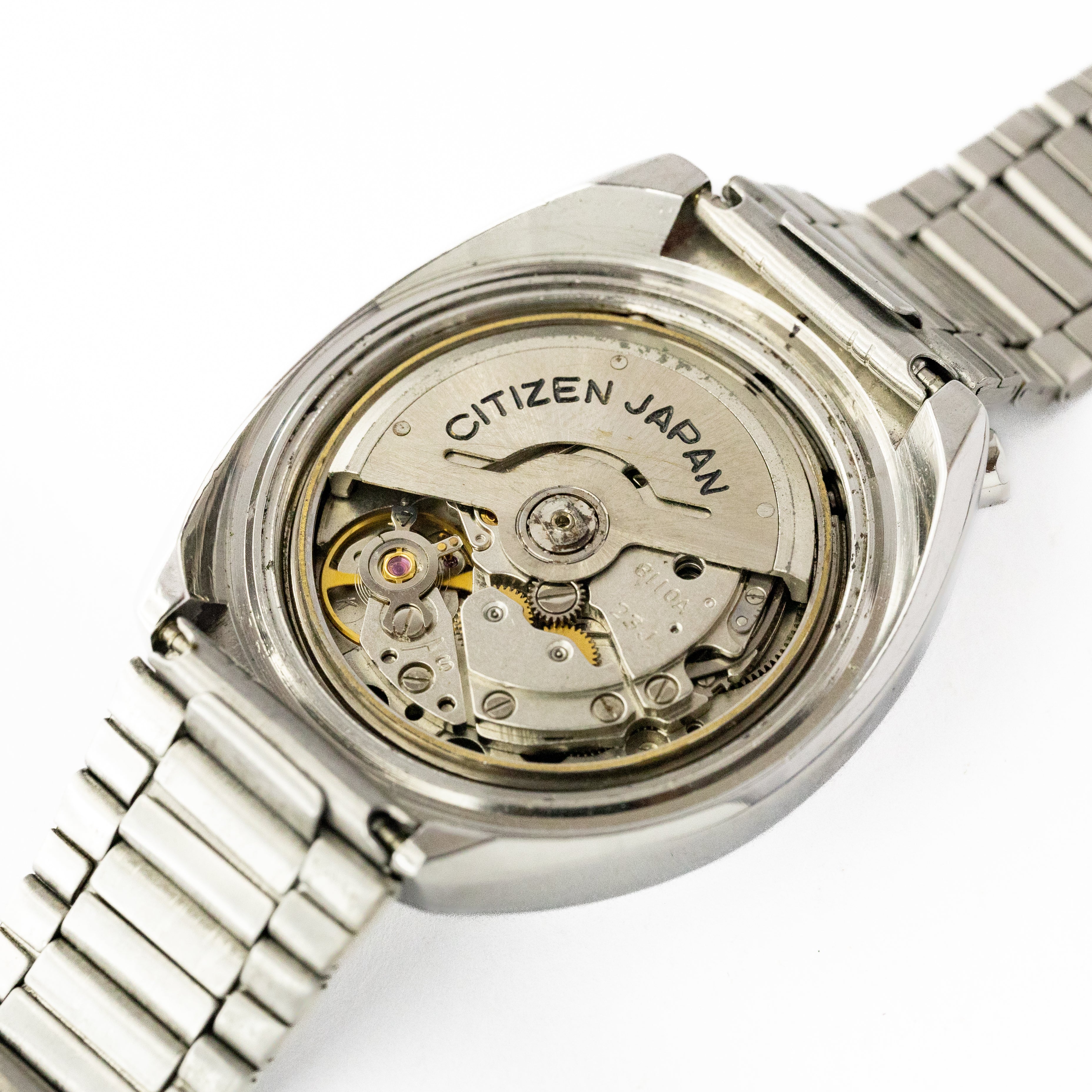 シチズン ツノクロノ チャレンジタイマー 1971年製 自動巻きクロノグラフ 純正ブレス