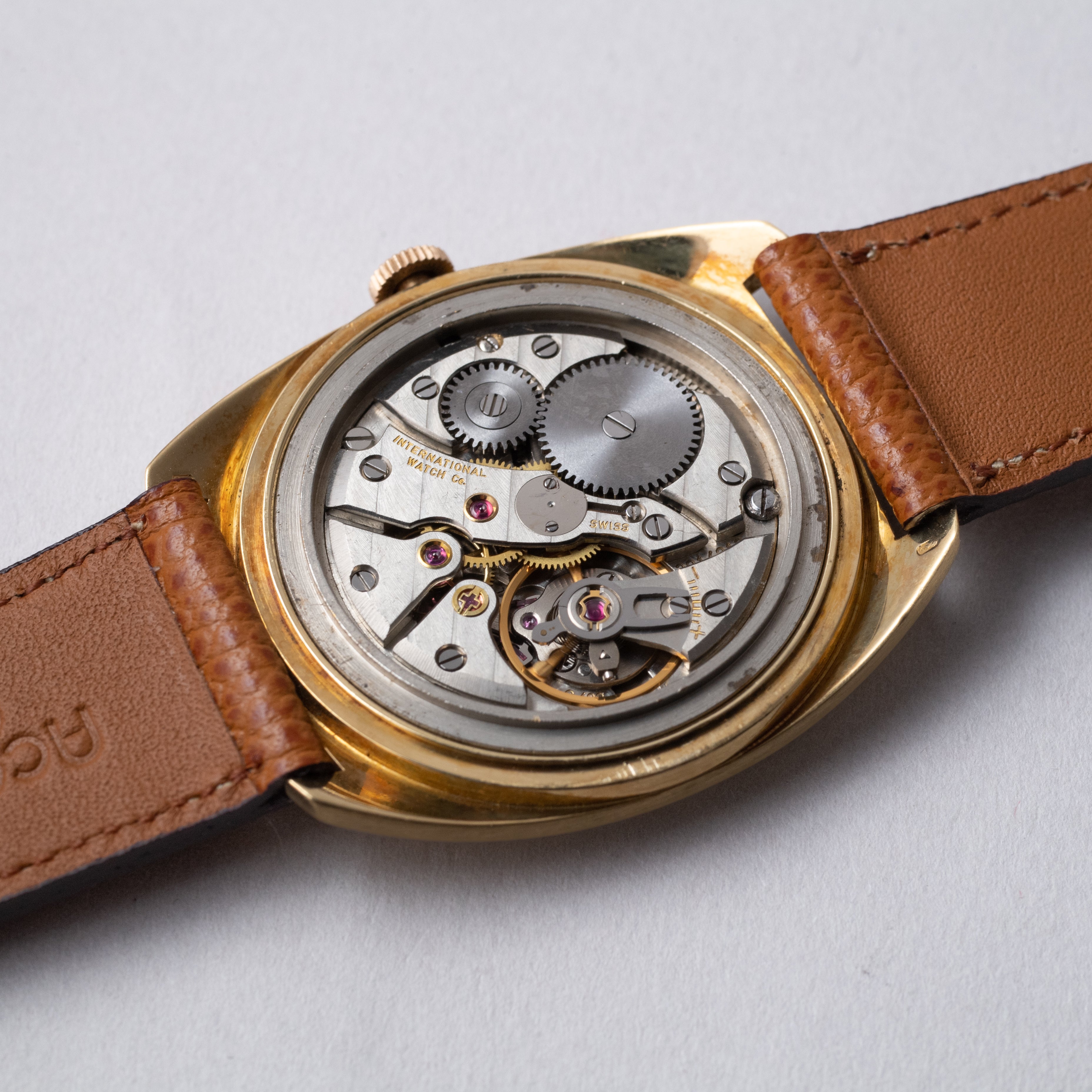 IWC 18金無垢ケース Cal.403 1970年製/昭和45年製 手巻き式