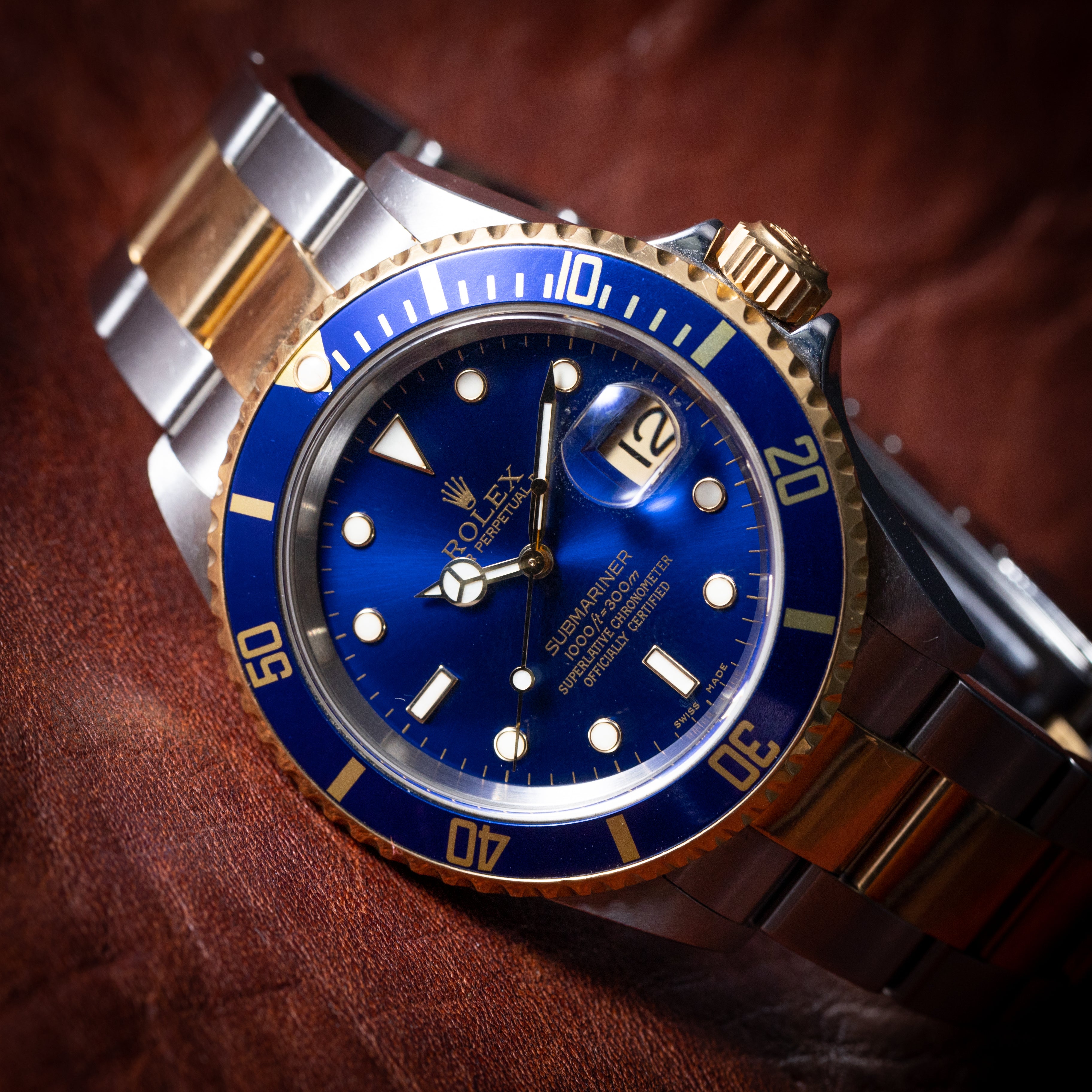 ロレックス サブマリーナ 2003年製 Ref.16613 T 青サブ コンビ
