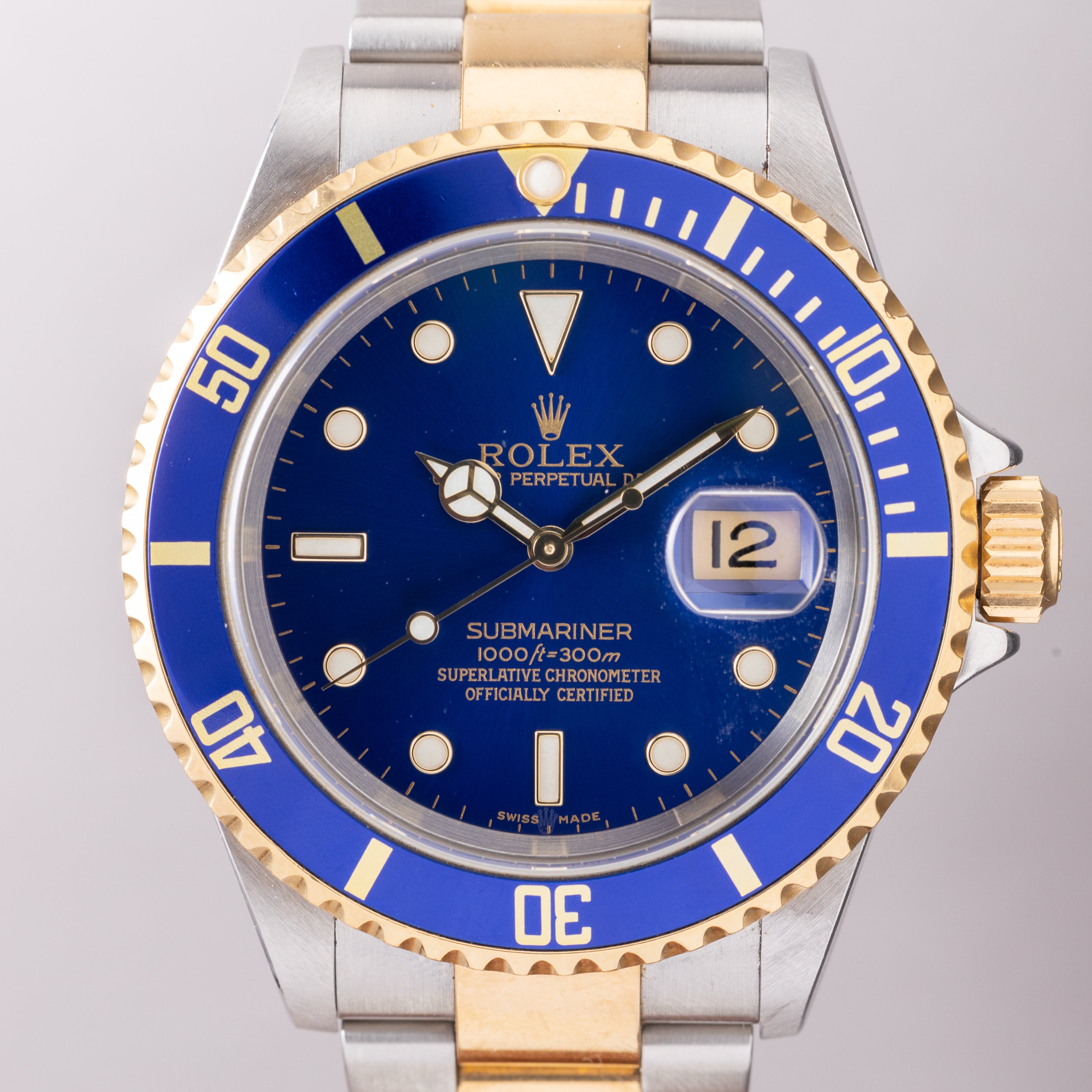 ロレックス サブマリーナ 2003年製 Ref.16613 T 青サブ コンビ