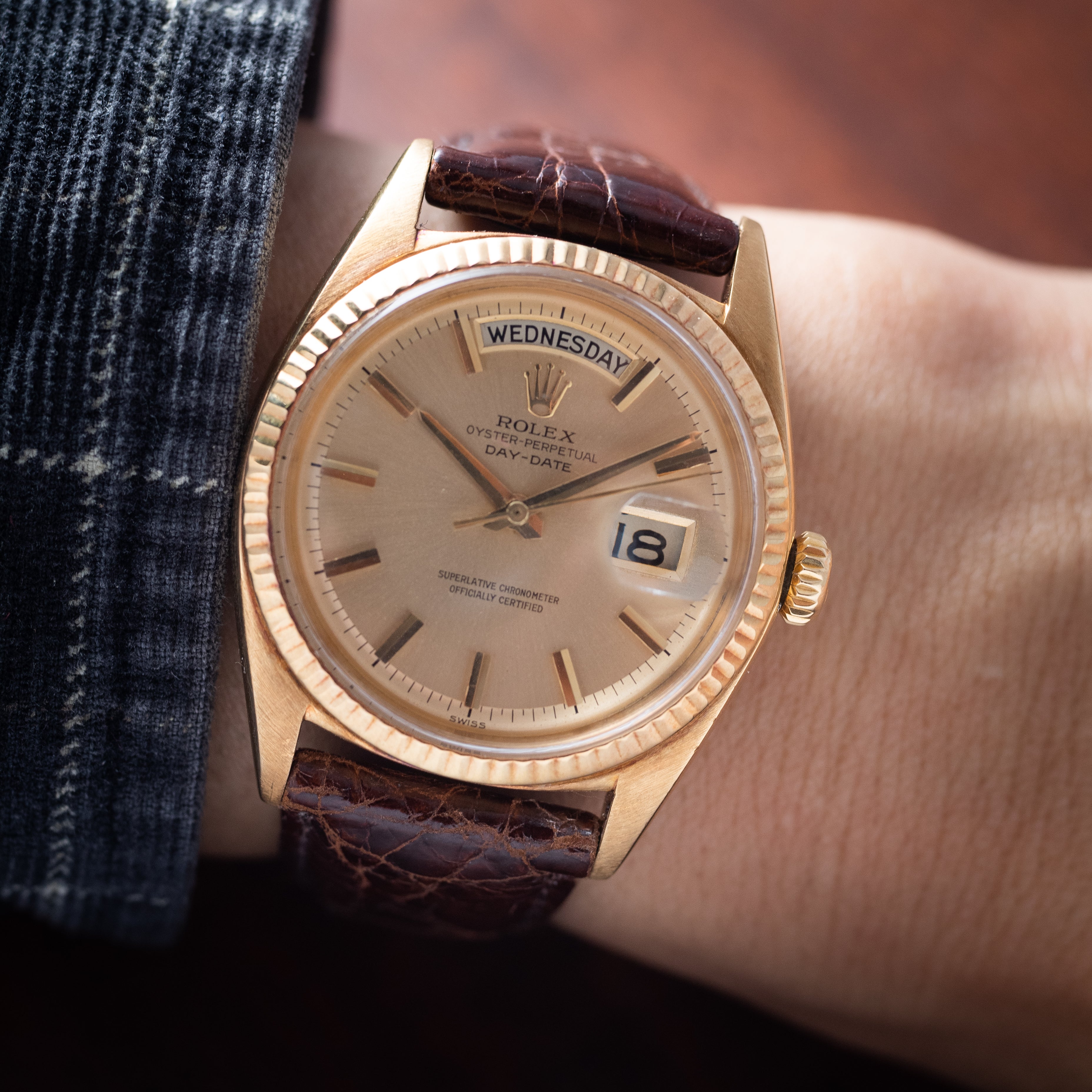 ロレックス デイデイト 18金無垢ケース Ref.1803 1960年代製