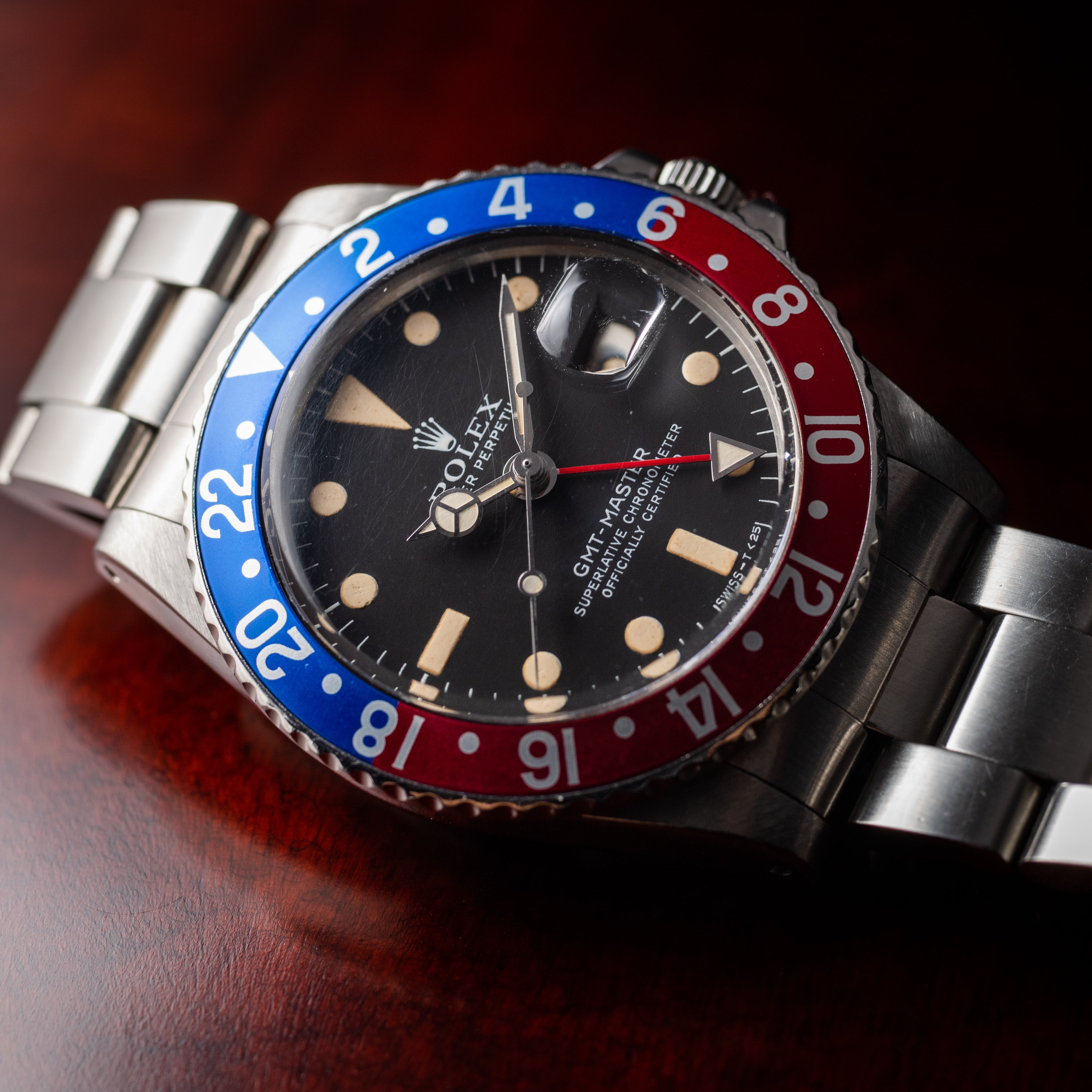 ロレックス 1978年製 GMTマスター Ref.1675 箱・見積書付き