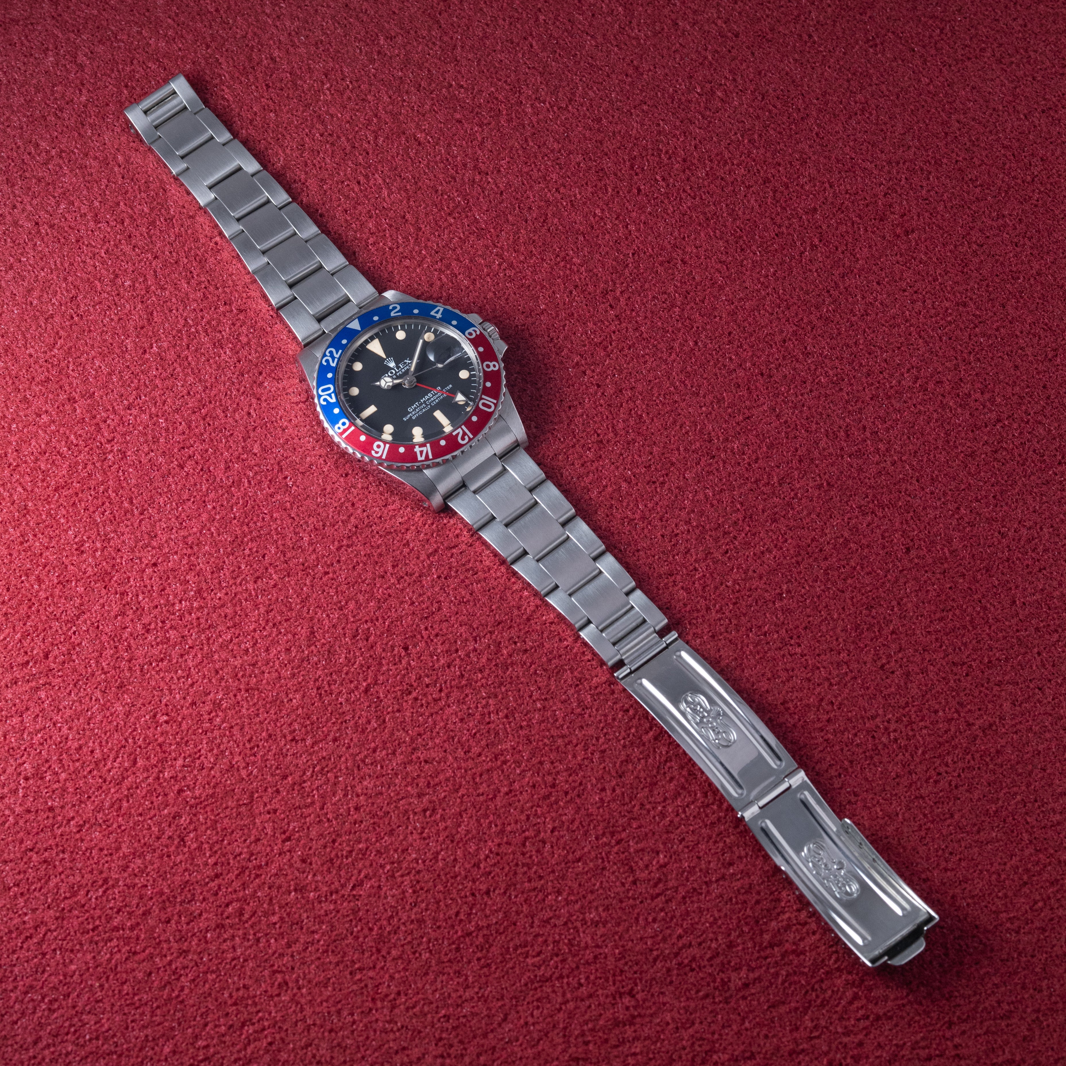 ロレックス 1978年製 GMTマスター Ref.1675 箱・見積書付き