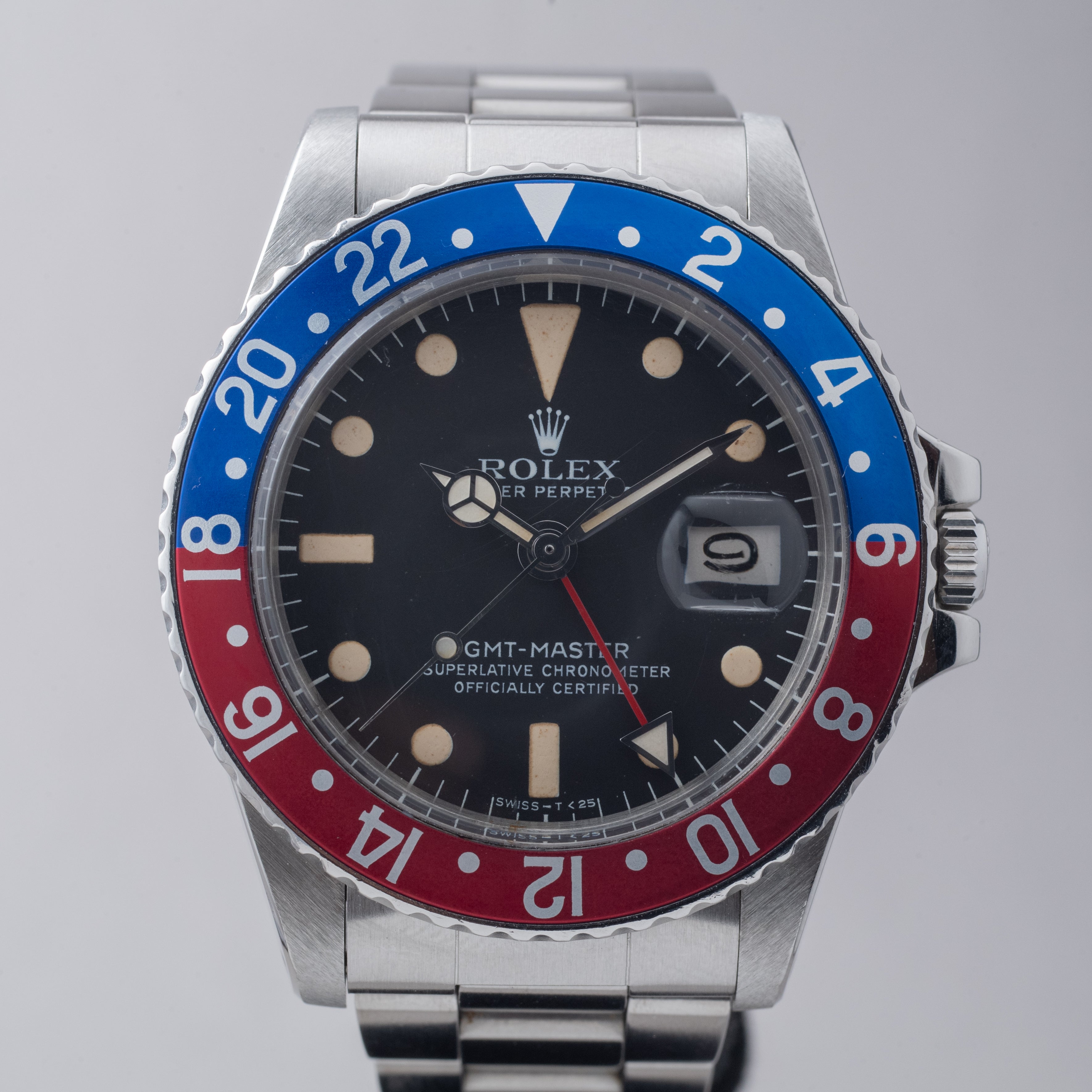 ロレックス 1978年製 GMTマスター Ref.1675 箱・見積書付き