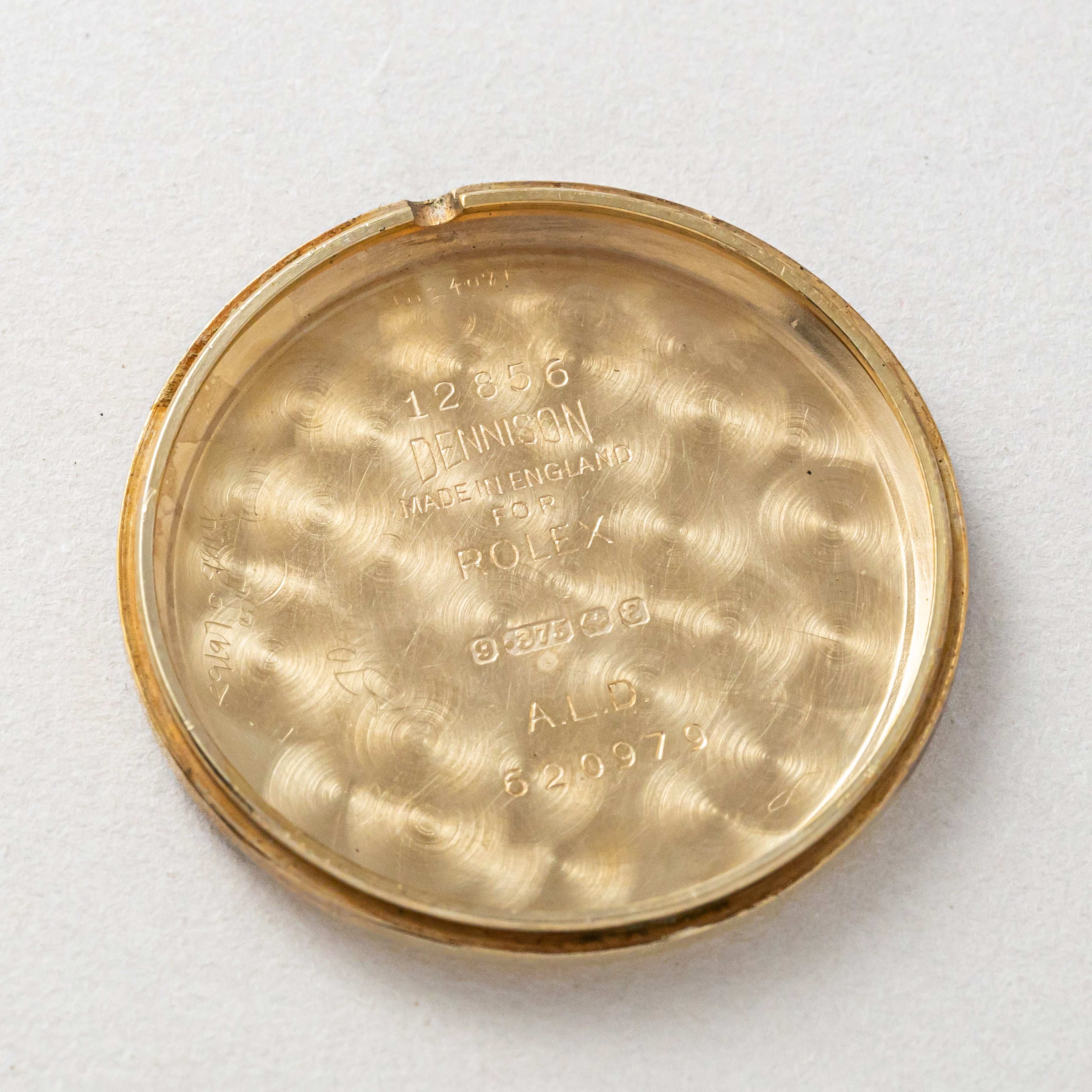 チューダー 小薔薇 ローヤル 飛びアラビア 9金無垢デニソンケース