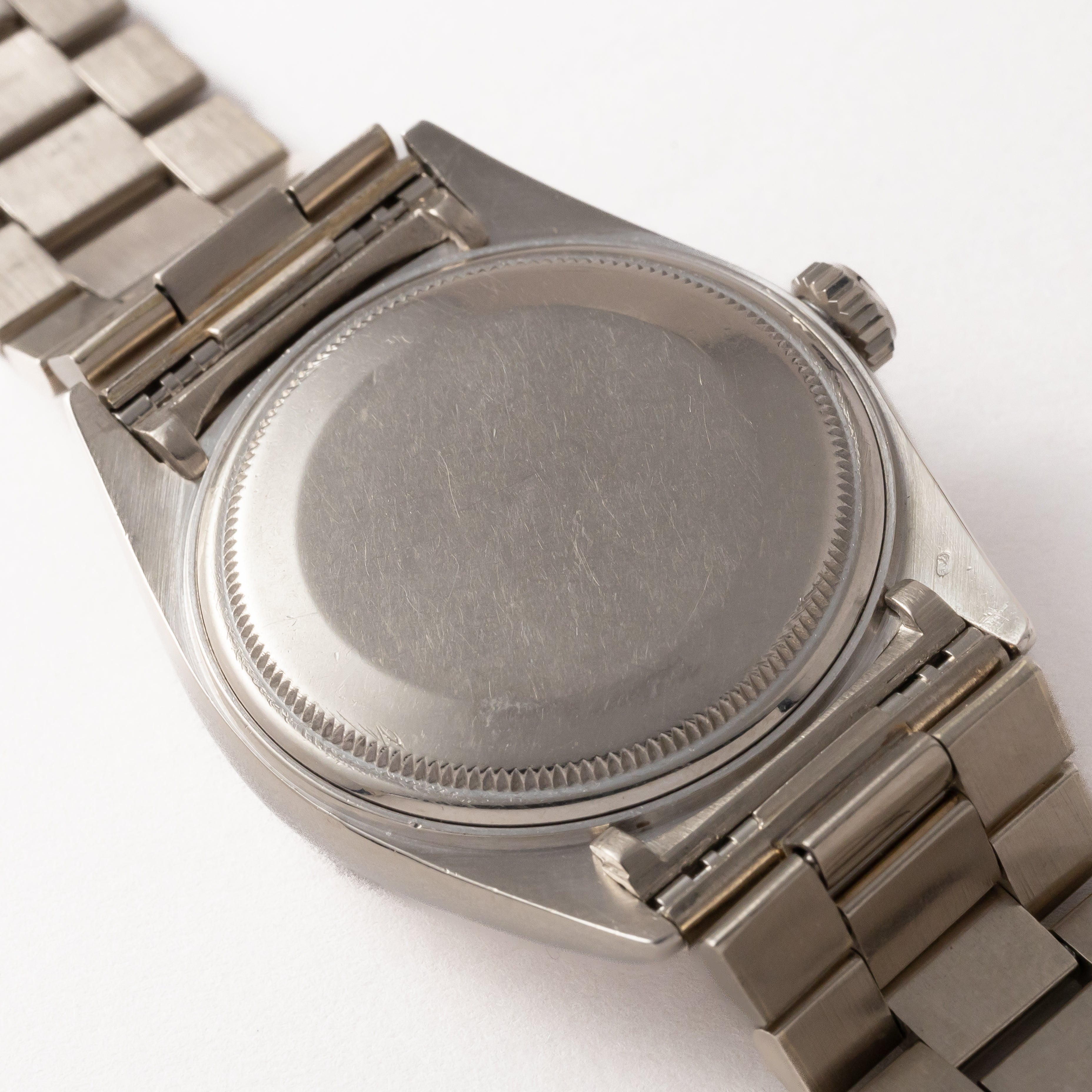 ロレックス デイデイト 18KWG 1960年代製 Ref.1803 箱、サービスギャラ 純正ブレス