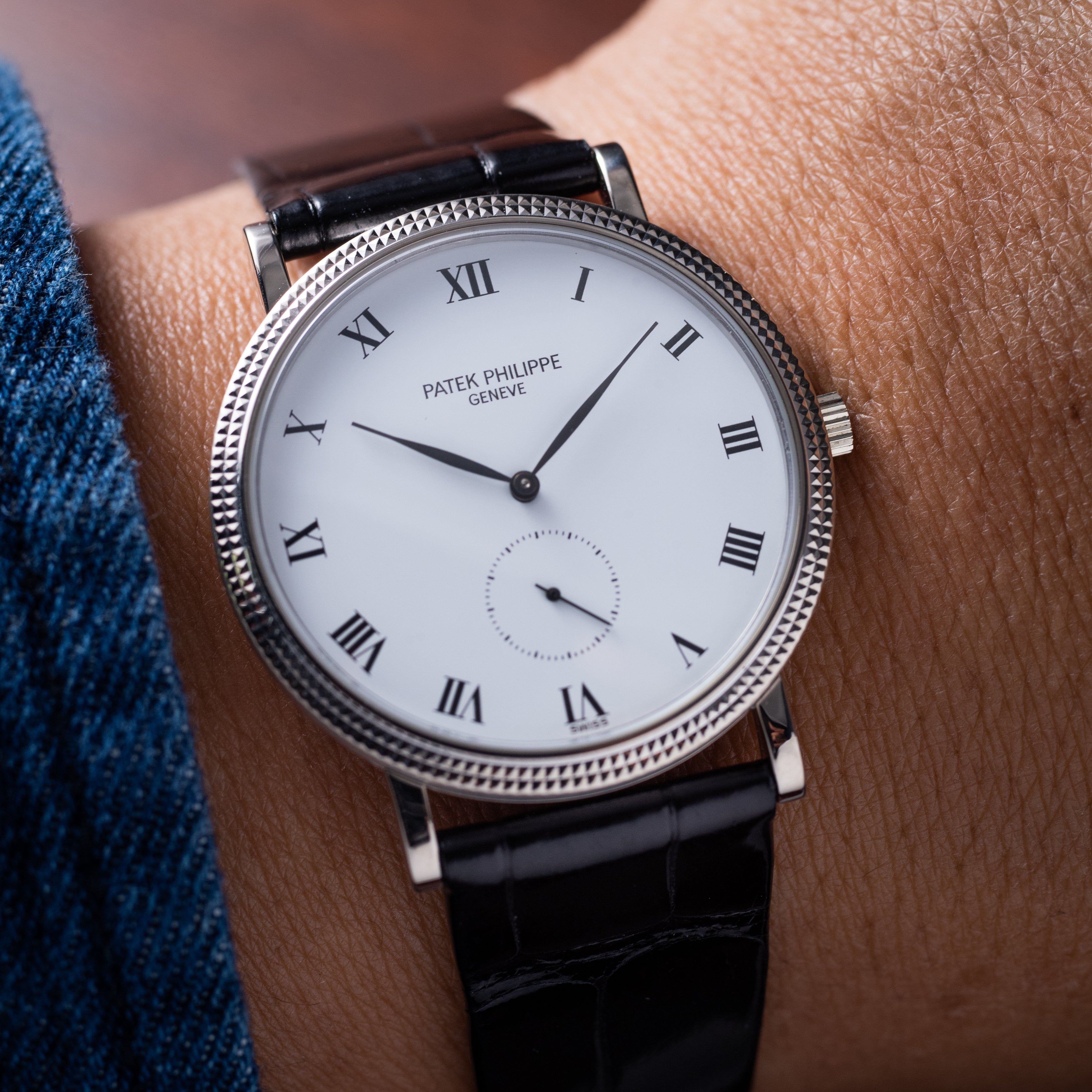 パテック フィリップ カラトラバ 1988年製 3919G-001 オリジナルボックス ギャンティーカード