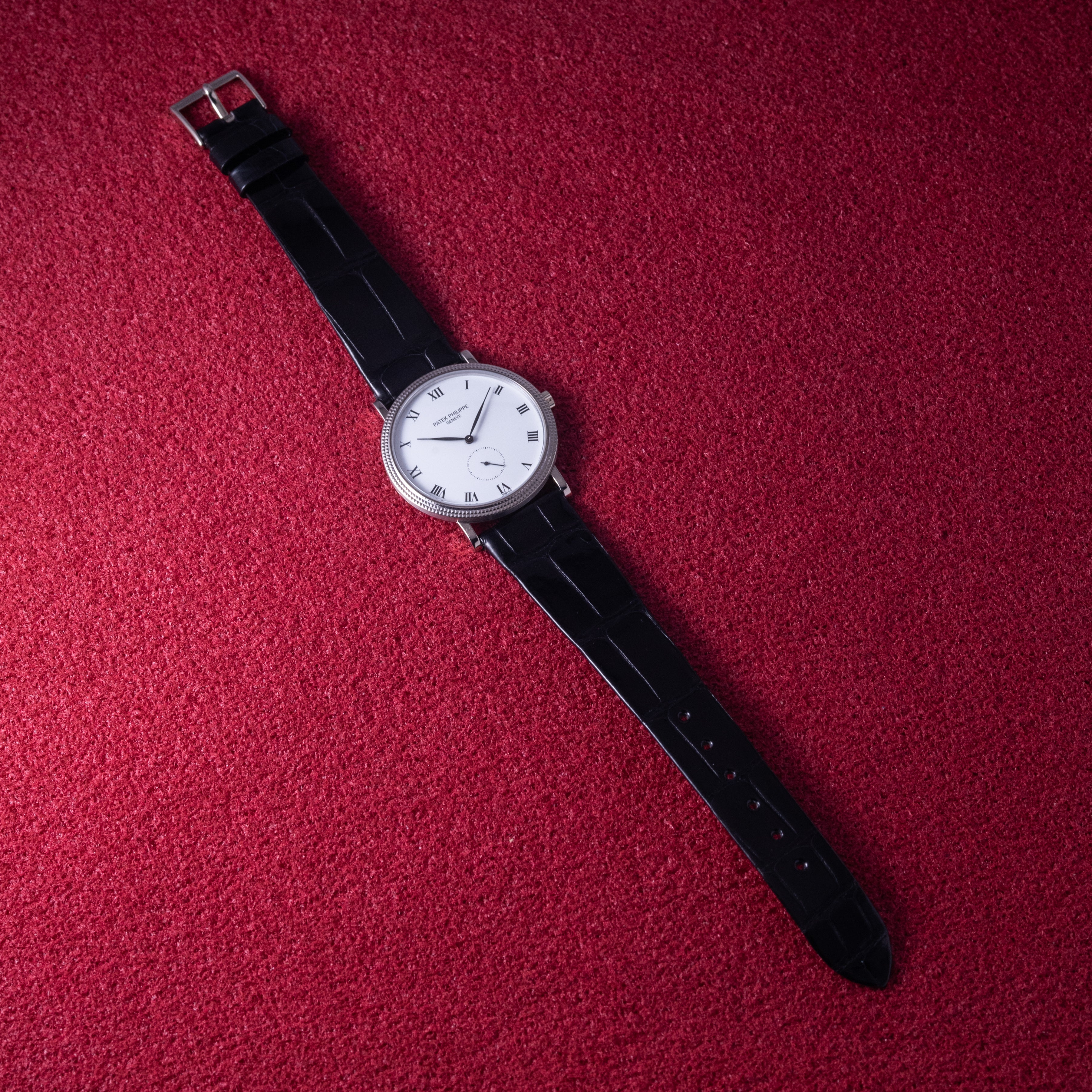 パテック フィリップ カラトラバ 1988年製 3919G-001 オリジナルボックス ギャンティーカード