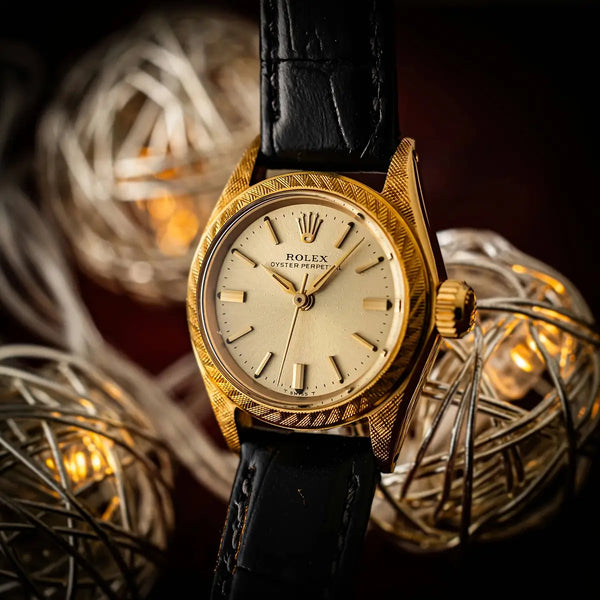 ROLEX レディース 手巻 腕時計 9KYG 1940年代 ロレックス オイスター 4365 9KYG 1940年代製 – 黒船時計古酒店