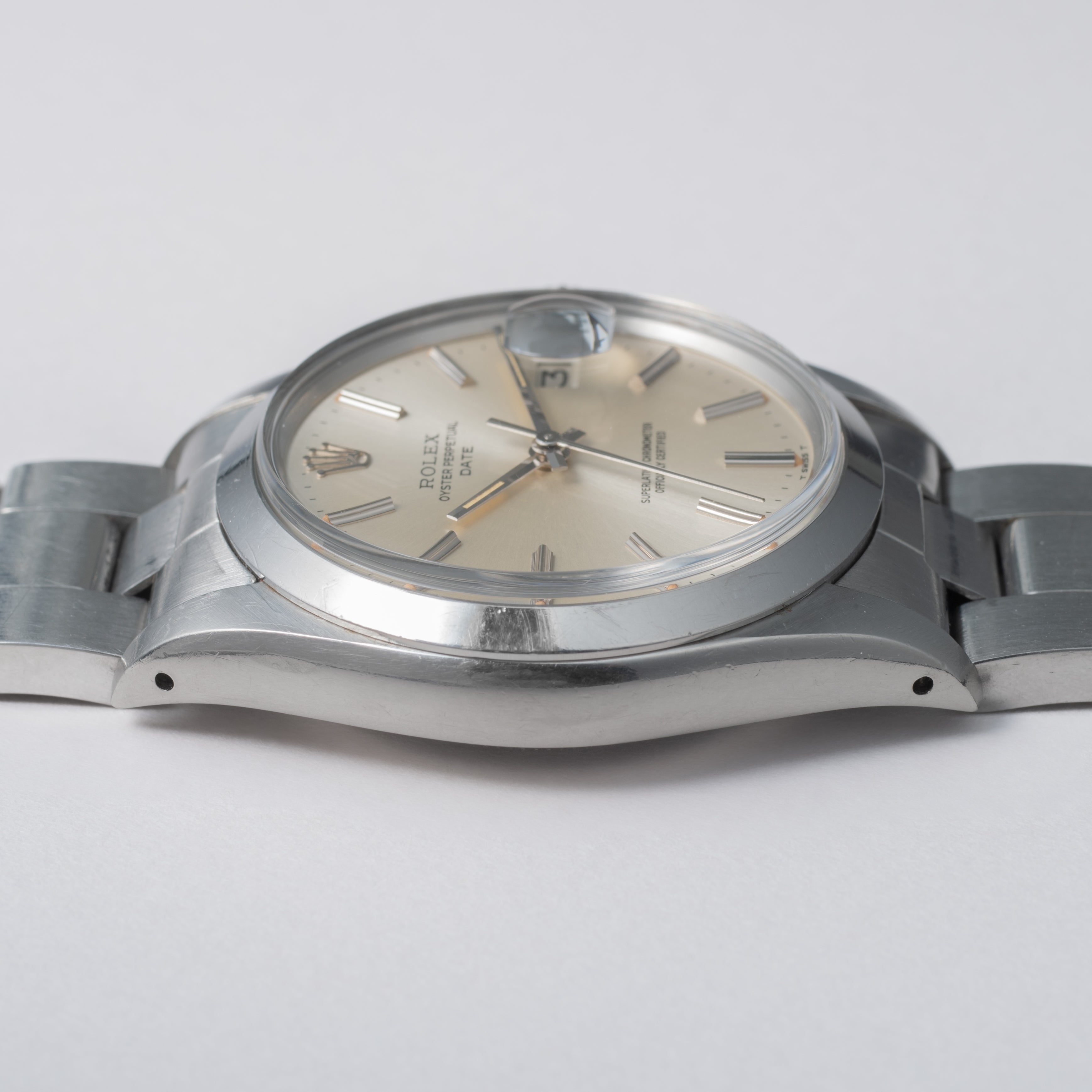 ロレックス オイスターパーペチュアルデイト 1974年製 Ref.1500 ギャラ、冊子付き