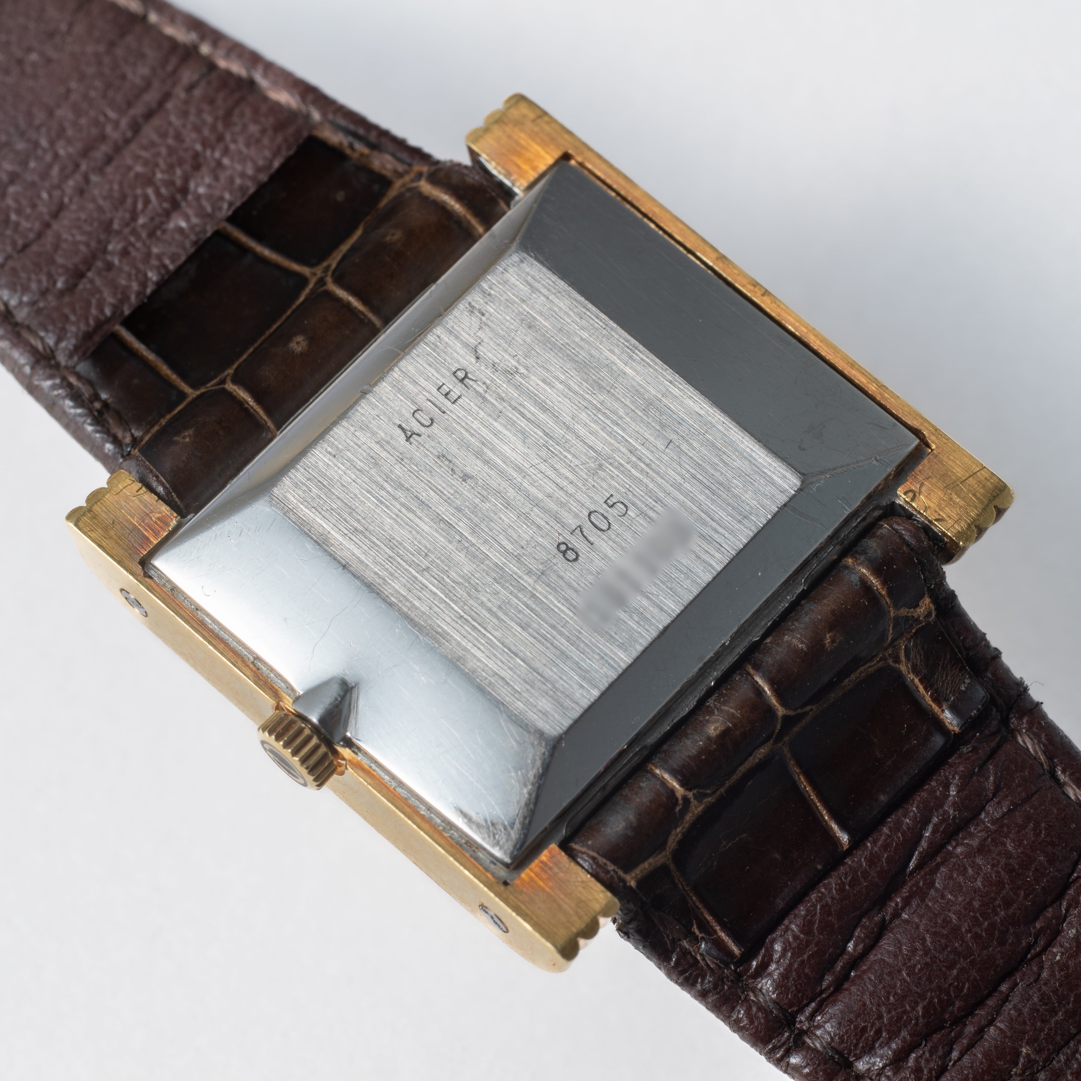 クリスチャンディオール タンク 1980年代製 Ref.8705 コンビ 純正尾錠付き