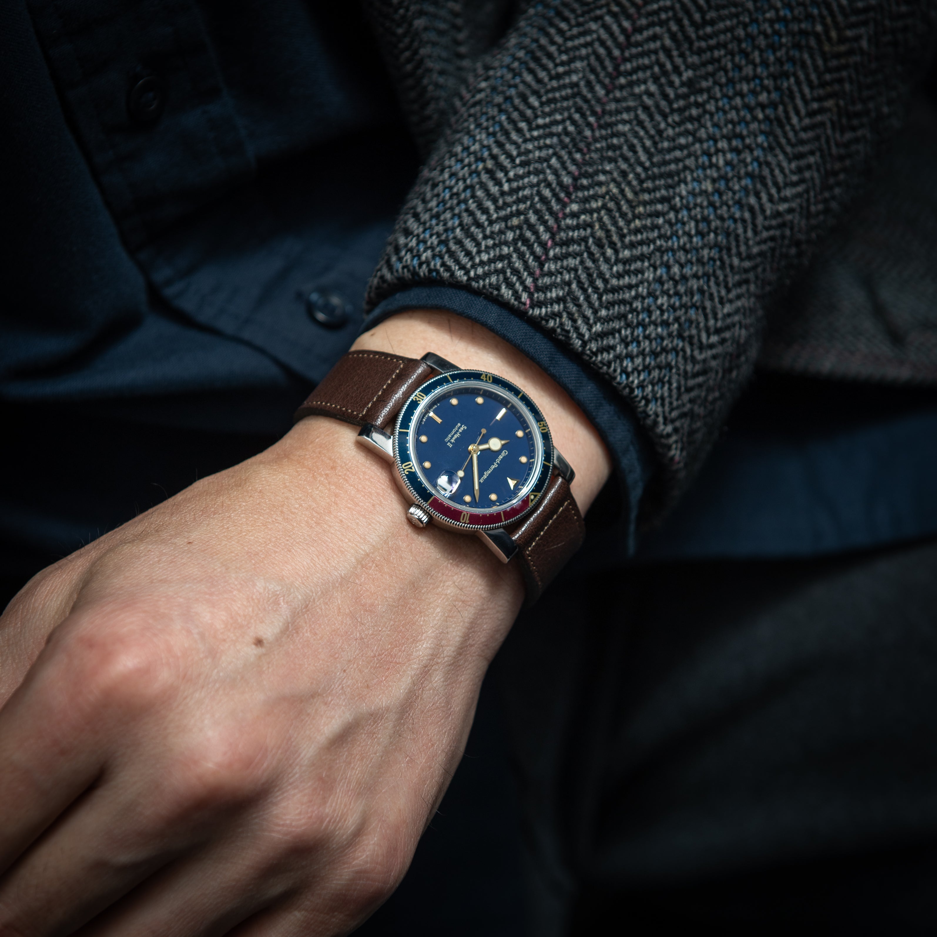 ジラールペルゴ シーホーク2 回転ベゼル Ref.7753 1990年代製 自動巻