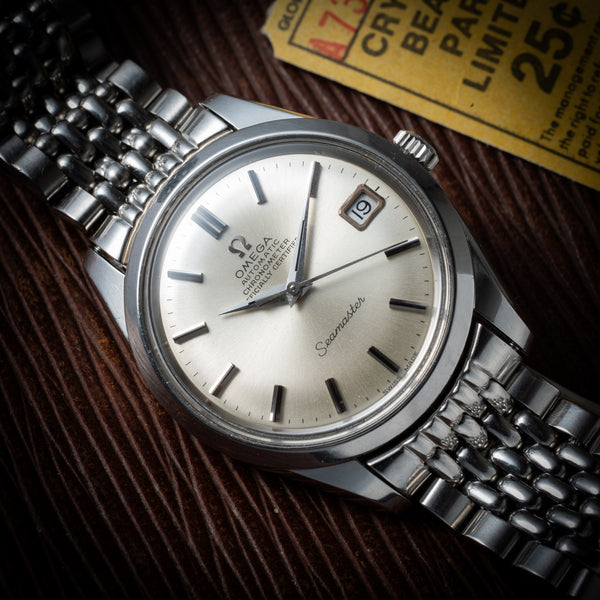 オメガ アナログ時計 シルバー オメガ シーマスター クロノメーター 1969年製 Ref.168.024 純正