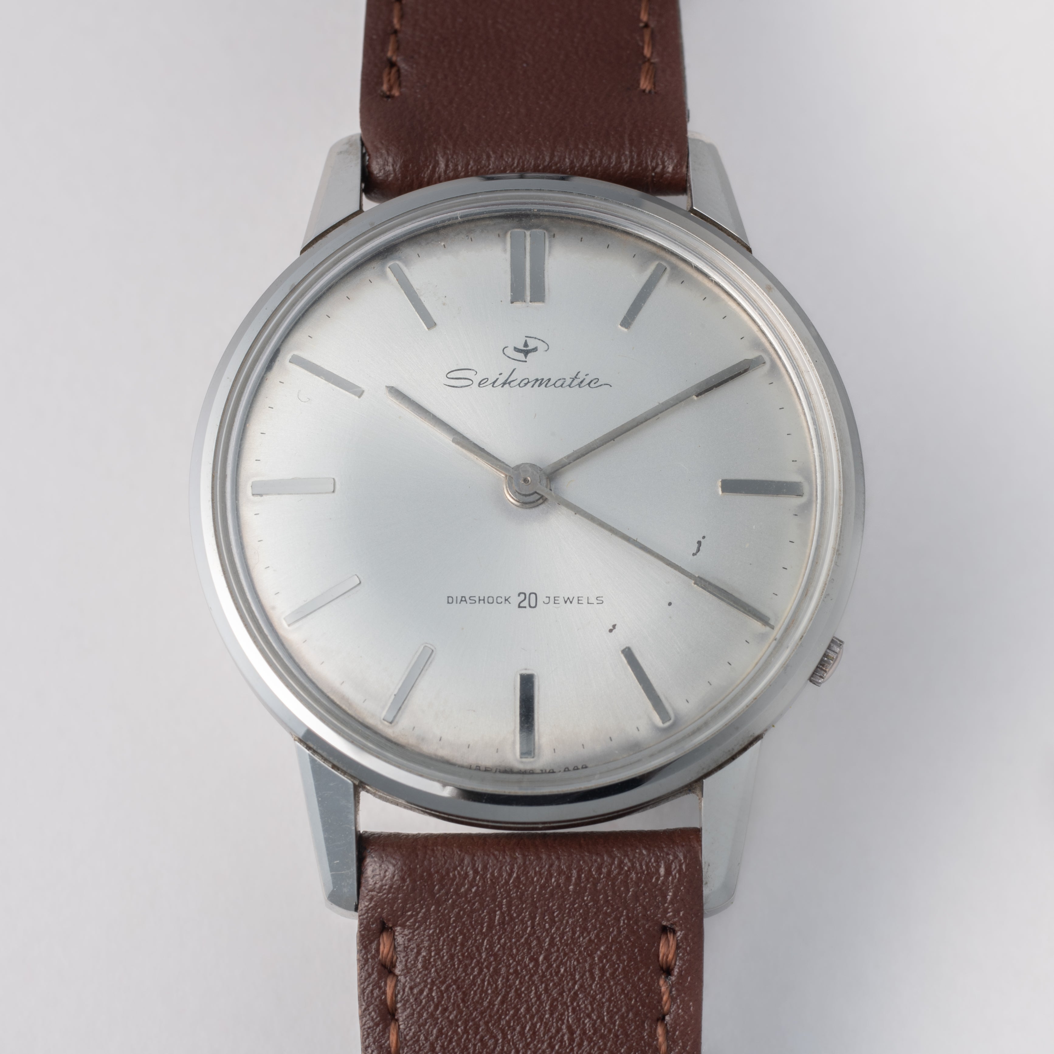 【極美品・激レア・OH済】SEIKO セイコーマチック 1963年製 自動巻 OH済】1963年 アンティーク セイコーマチック 20石 J13044 イルカ