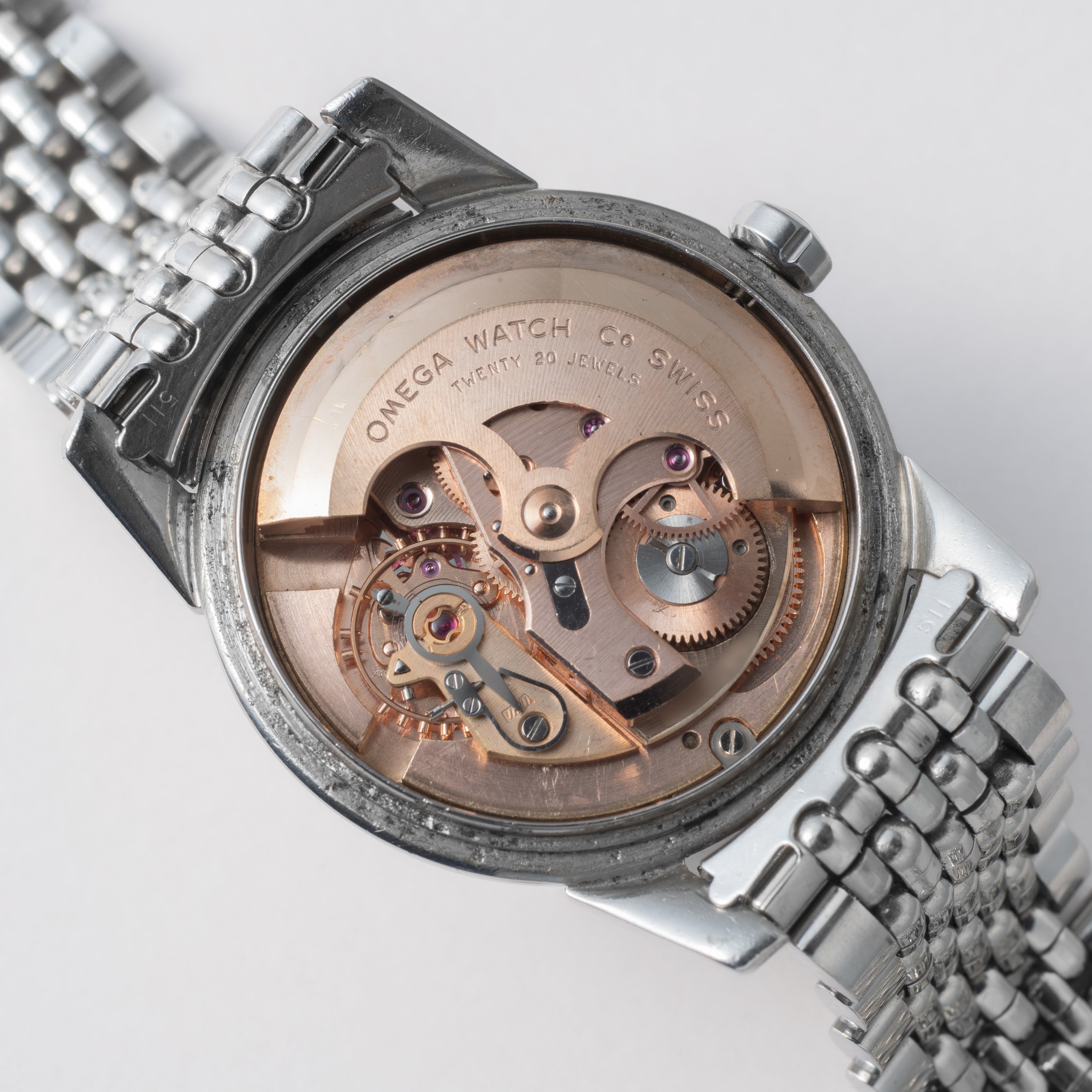 オメガ シーマスター 1958年製 全回転ローター自動巻 Cal.503 純正ライスブレス