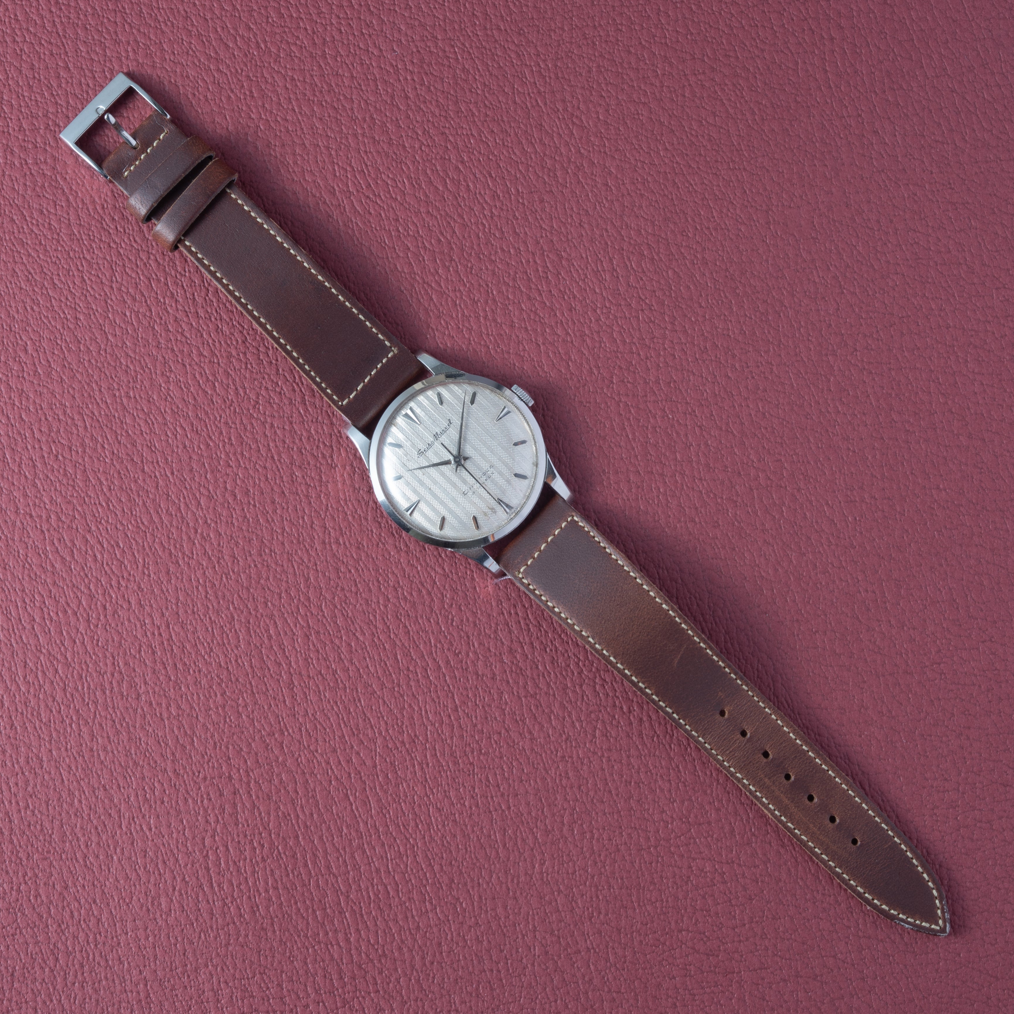 セイコーマーベル　手巻き時計 セイコー マーベル 初期型 蛇S 1950年代製 手巻き スクリューバック