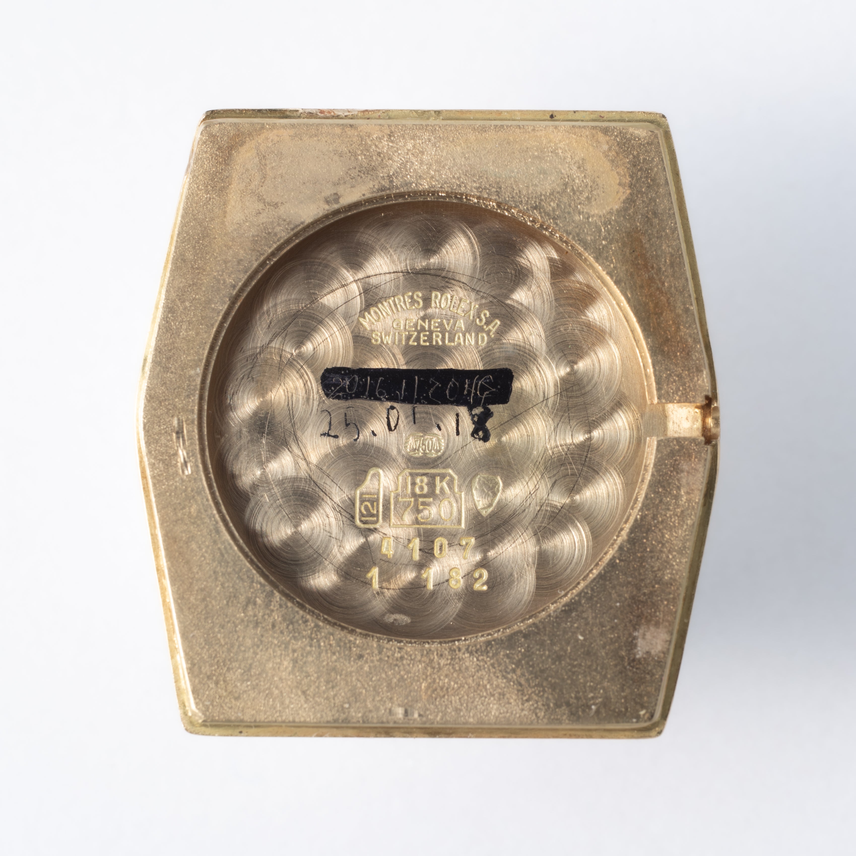 ロレックス チェリーニ 18KYG / 18KWG 1974年製 Ref.4107 ヘキサゴンケース