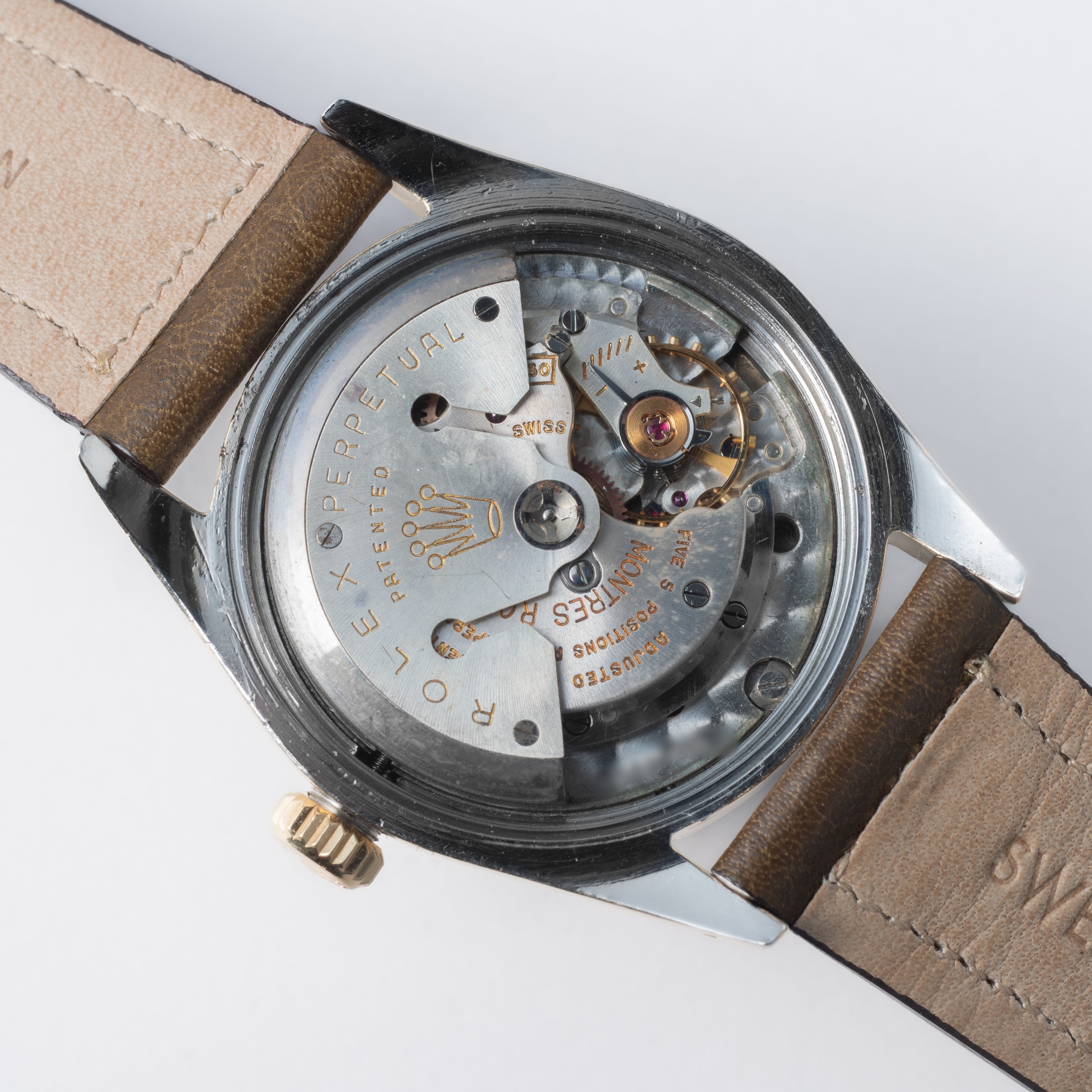 ロレックス オイスターパーペチュアル トロピカルダイヤル Ref.6634 ミラーダイヤル GFケース 1950年代製