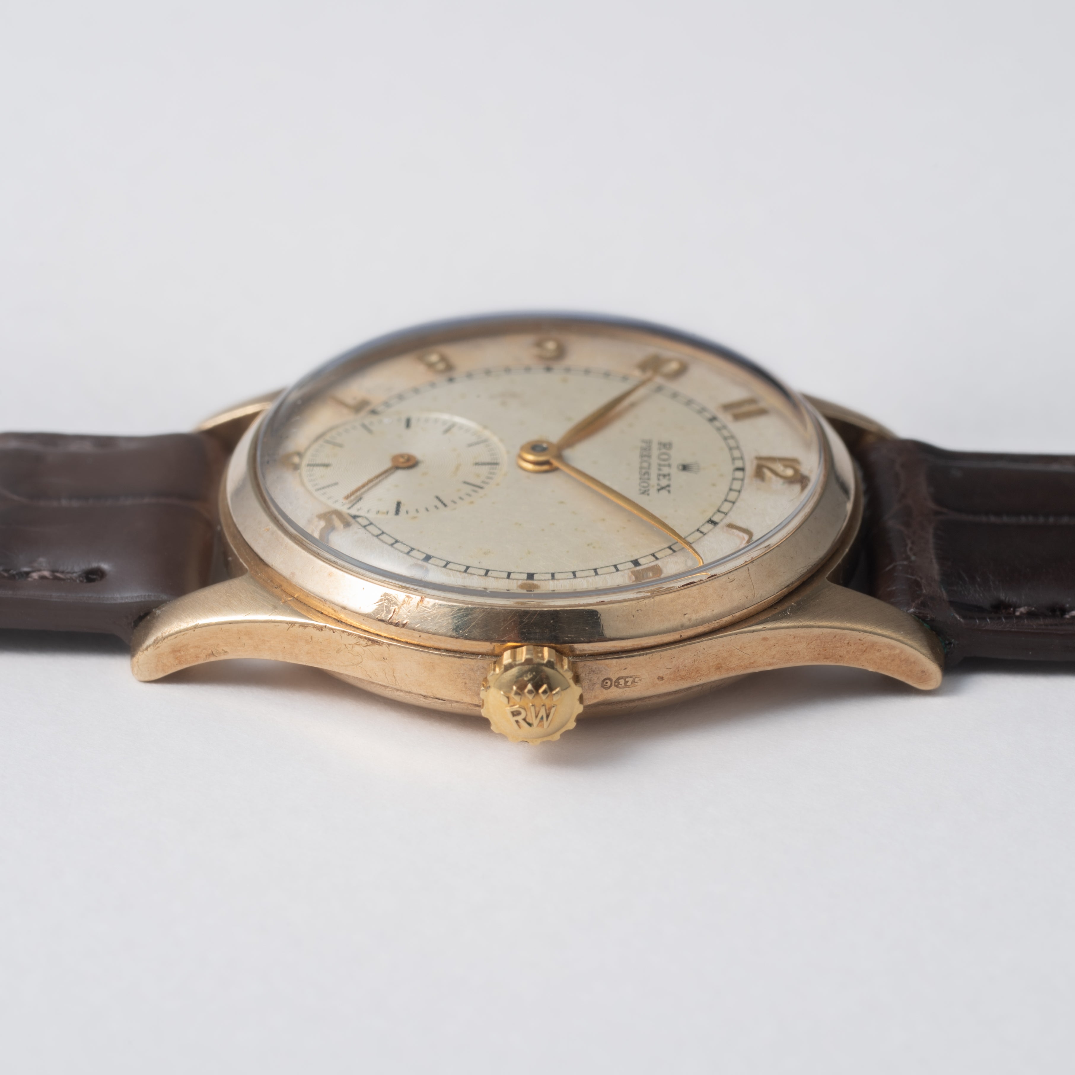ロレックス プレシジョン 1948年製 Ref.12325 9金無垢 デニソン